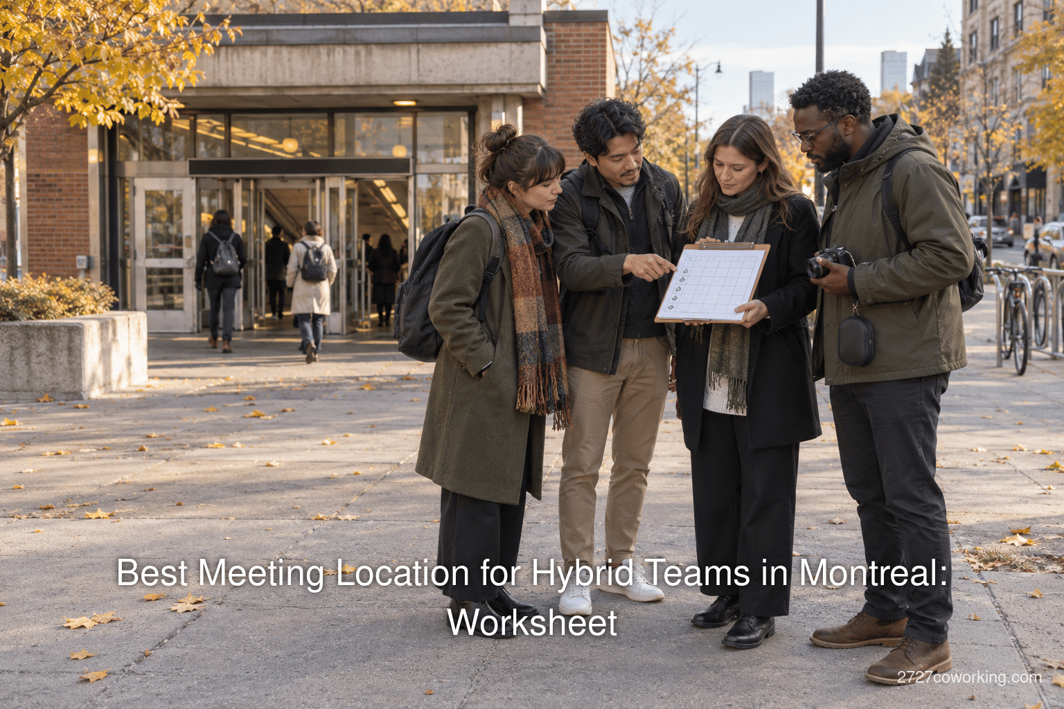Best Meeting Location for Hybrid Teams in Montreal: Worksheet