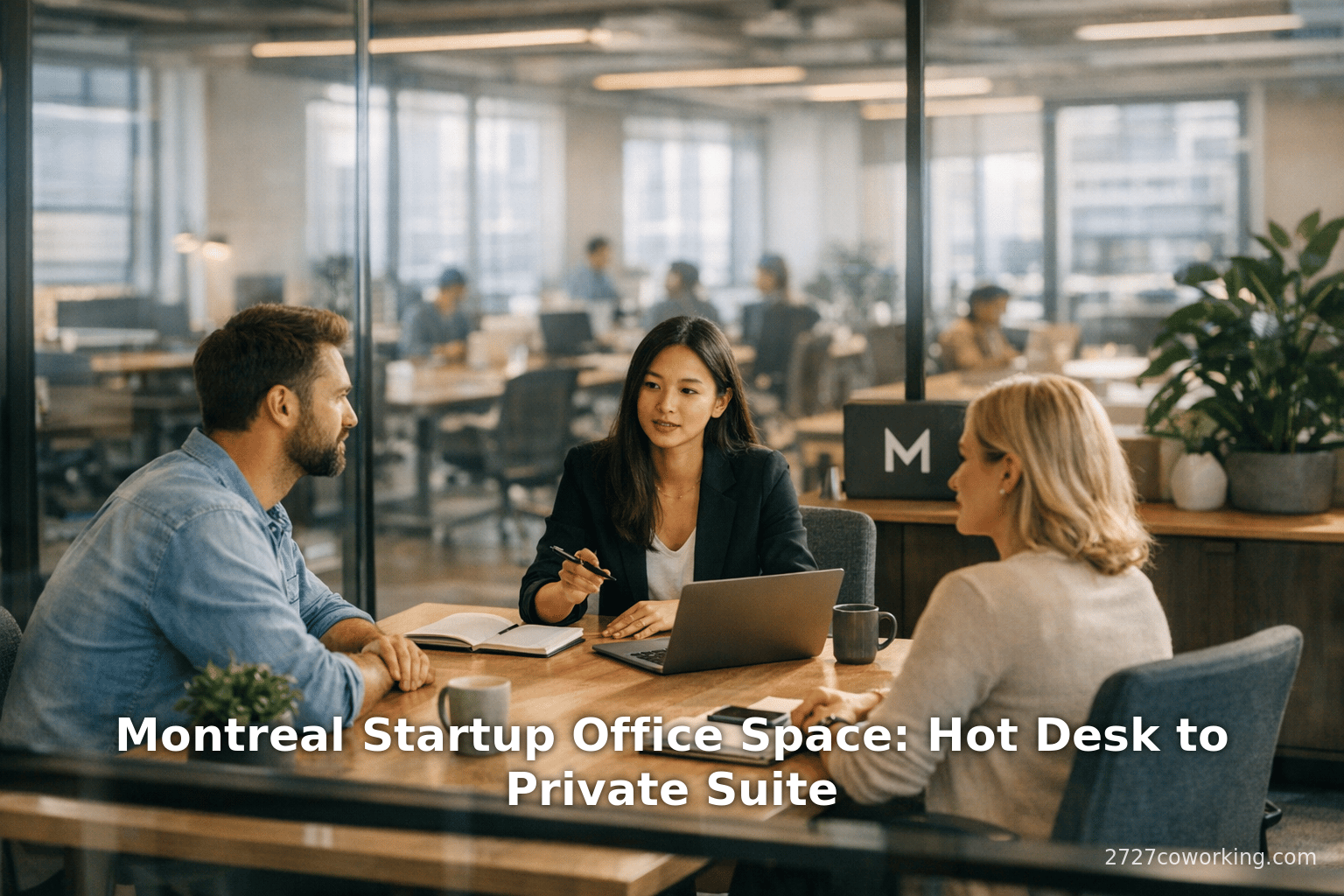 Espaces de bureaux pour startups à Montréal : du bureau partagé à la suite privée