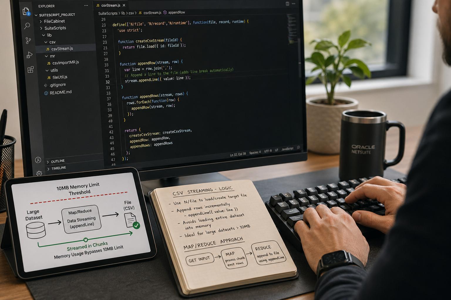 Limite de 10 Mo de NetSuite : Modèles pour fichiers volumineux en SuiteScript