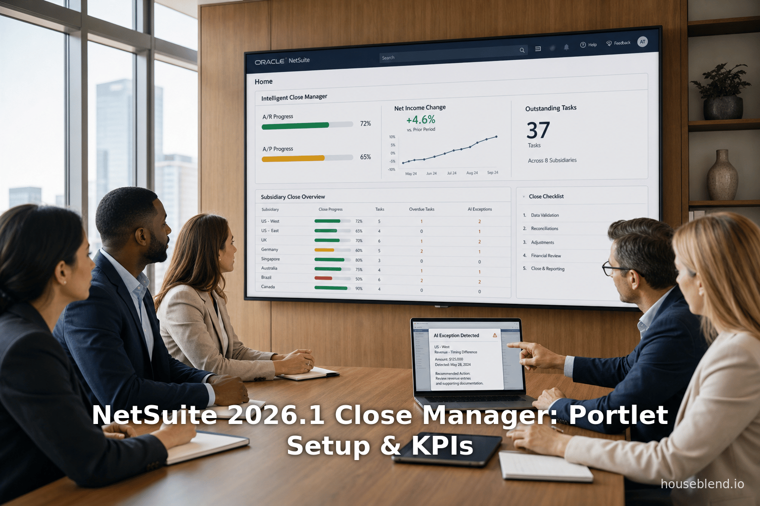 NetSuite 2026.1 Close Manager: Portlet Setup & KPIs