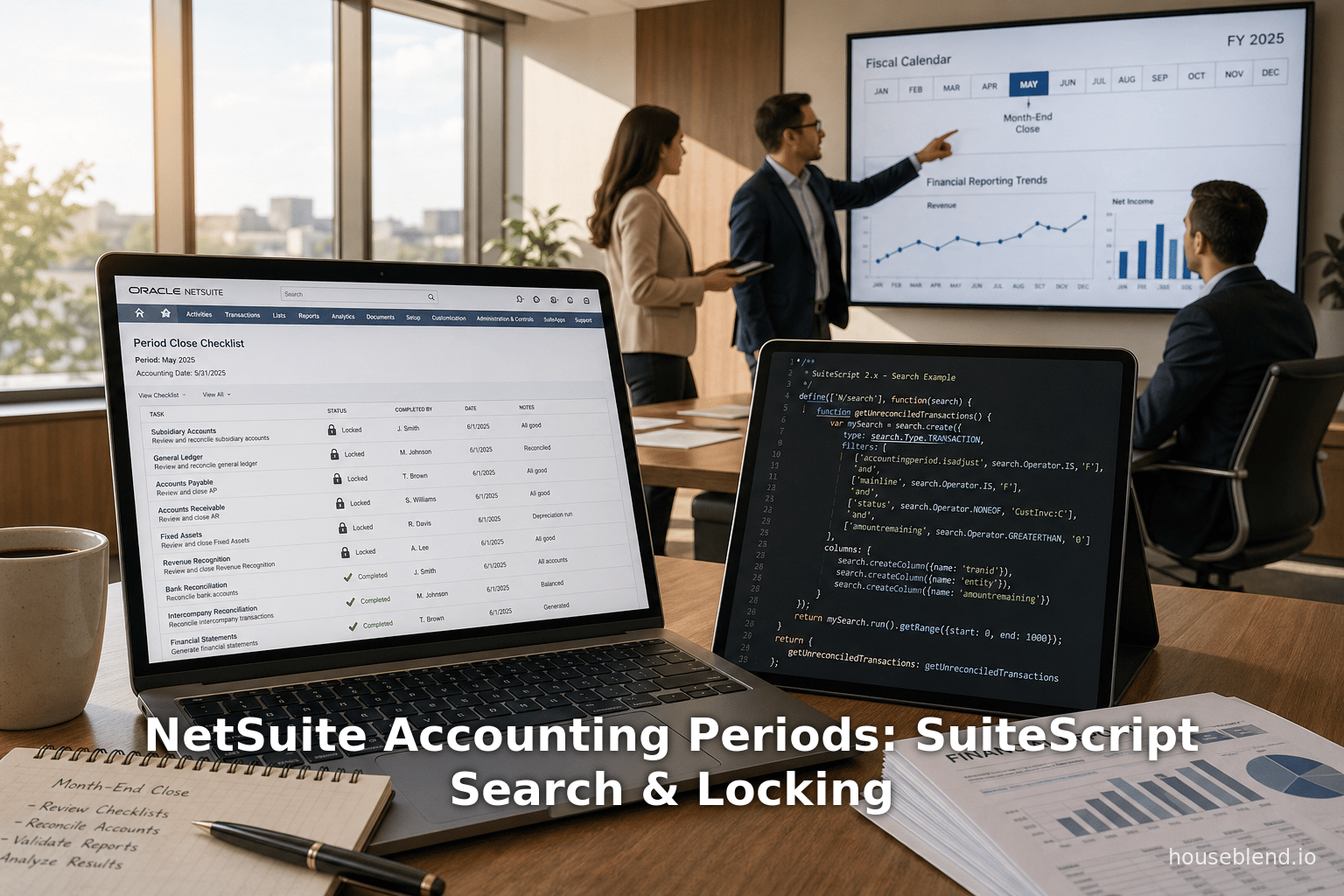 NetSuite Accounting Periods: SuiteScript Search & Locking