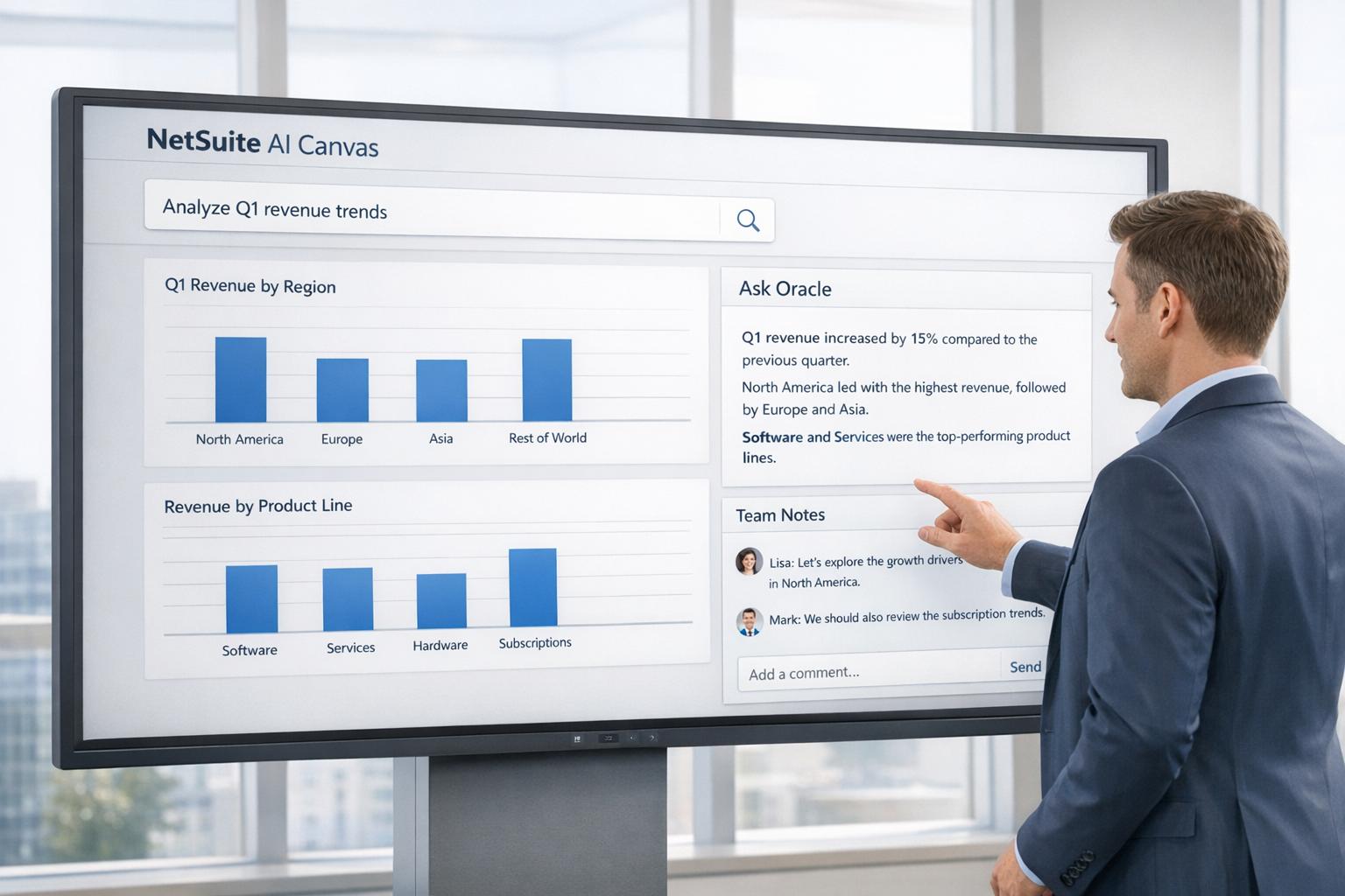 NetSuite AI Canvas: Natural Language vs. Saved Searches