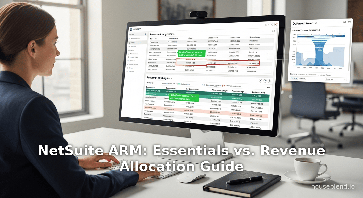 NetSuite ARM : Guide Essentials vs Allocation des Revenus