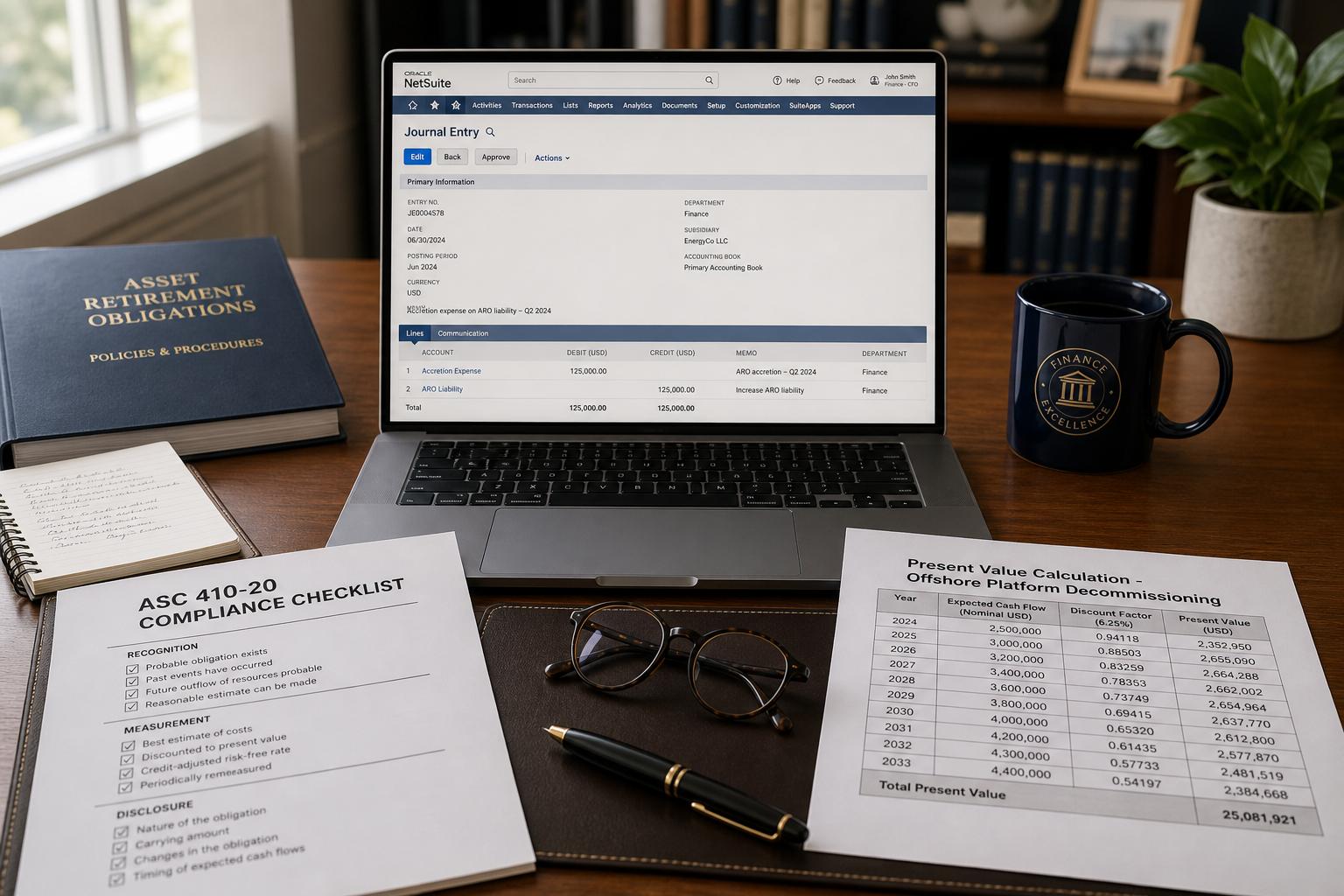 NetSuite Asset Retirement Obligations: ASC 410-20 Setup