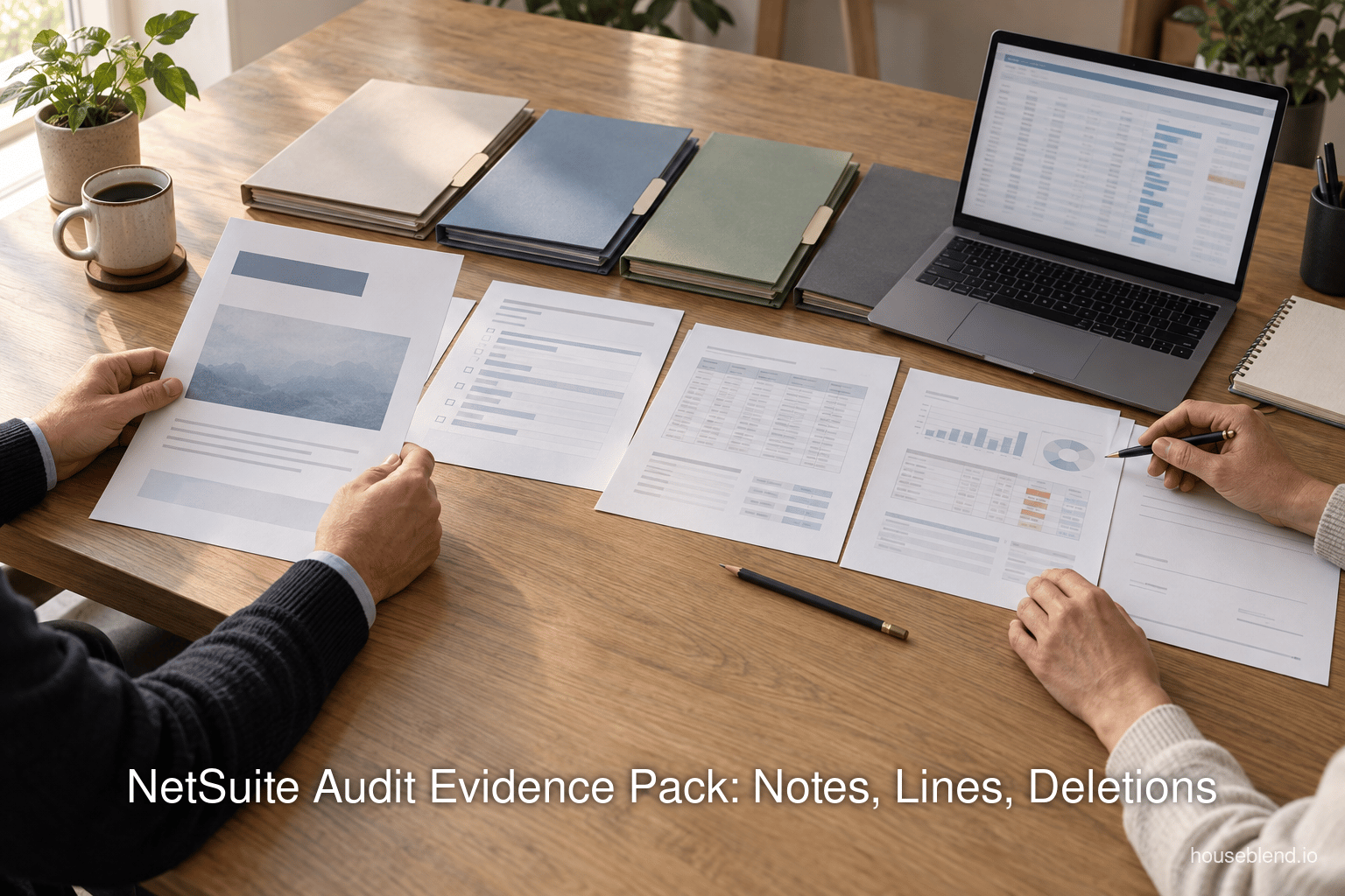 NetSuite Audit Evidence Pack: Notes, Lines, Deletions