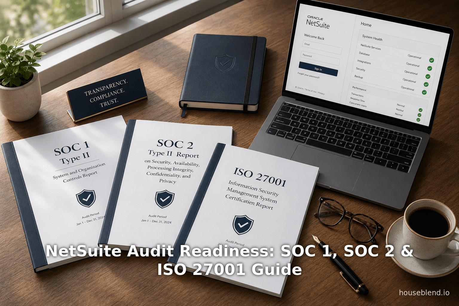 NetSuite Audit Readiness: SOC 1, SOC 2 & ISO 27001 Guide