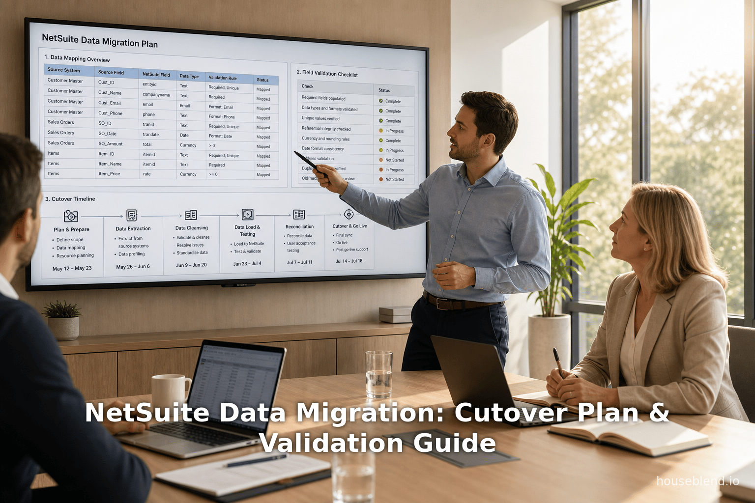 NetSuite Data Migration: Cutover Plan & Validation Guide