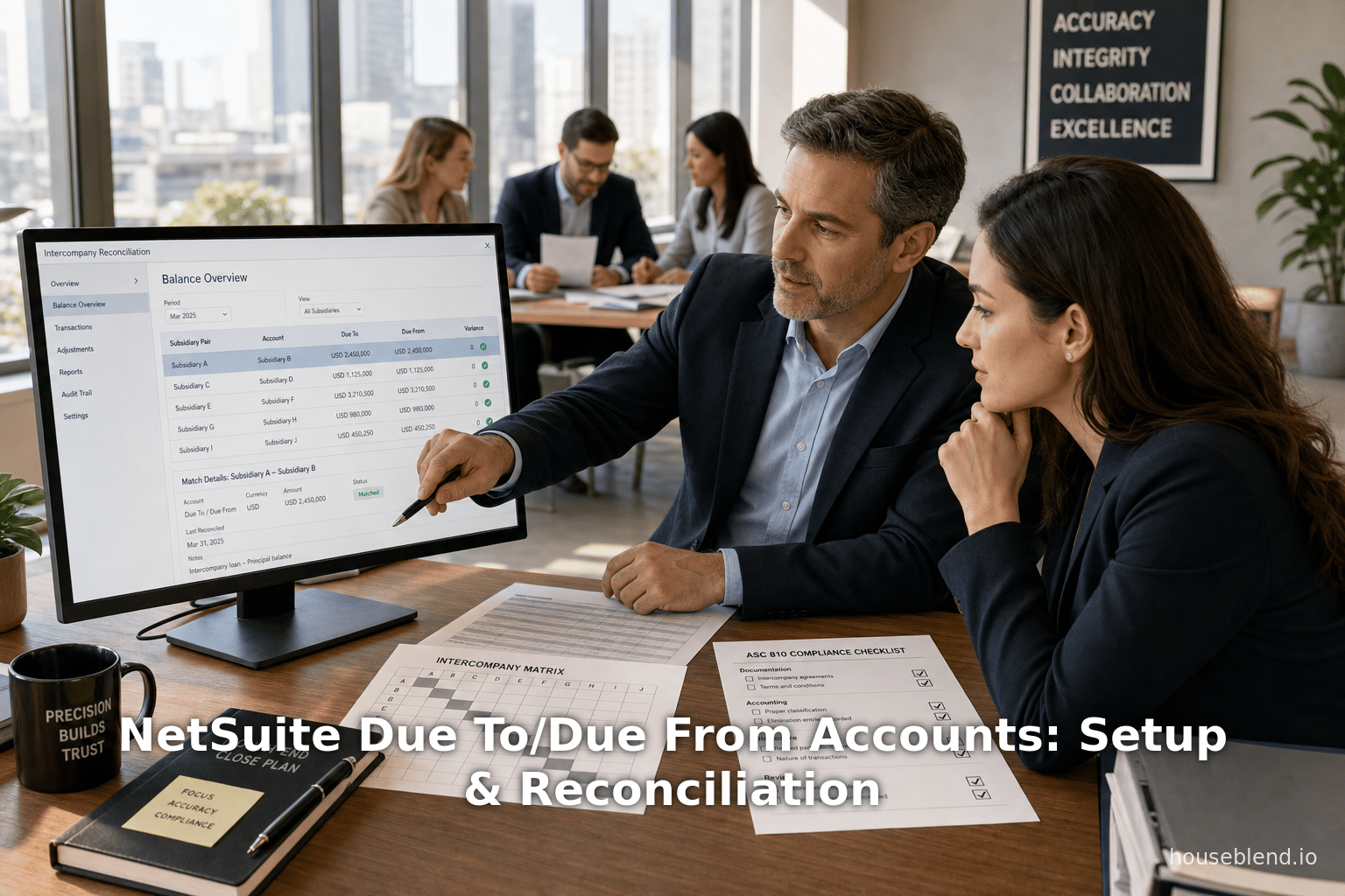 NetSuite Due To/Due From Accounts: Setup & Reconciliation