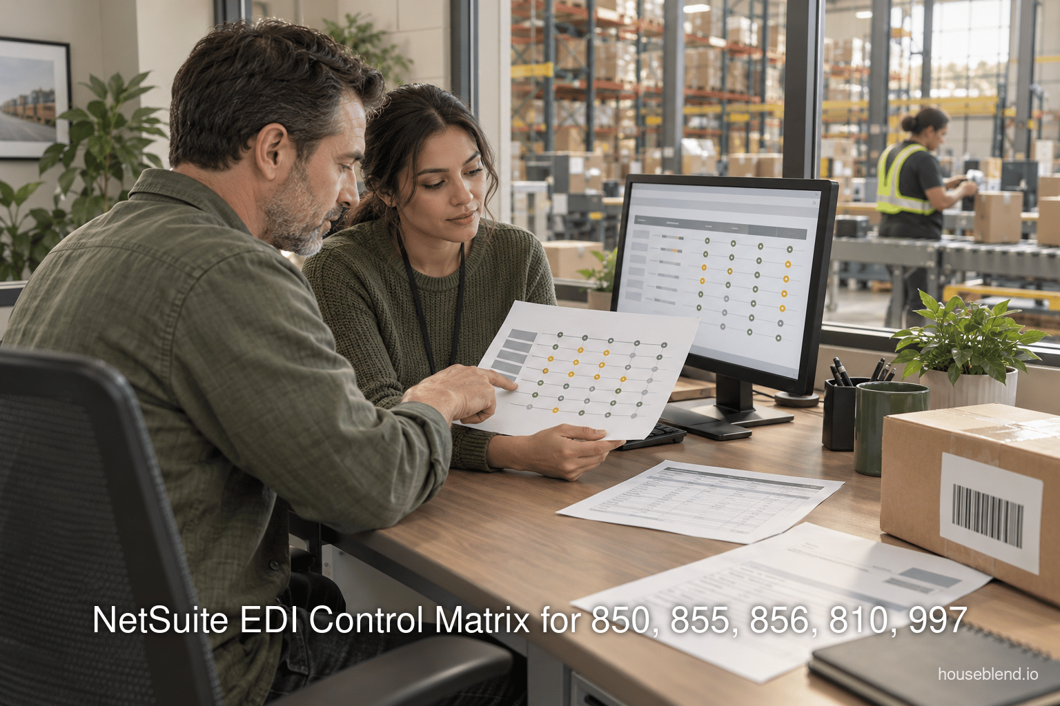 NetSuite EDI Control Matrix for 850, 855, 856, 810, 997