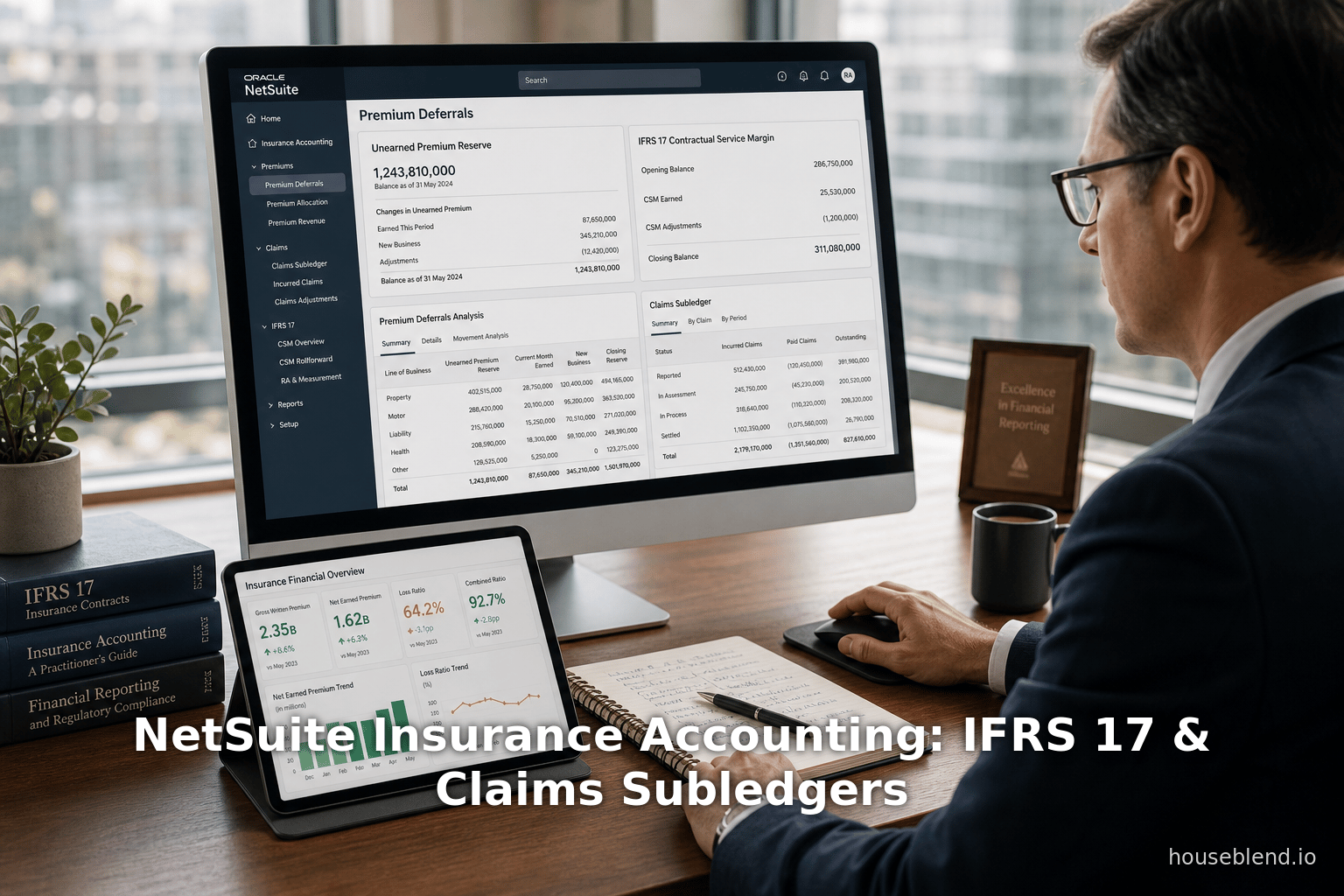 NetSuite Insurance Accounting: IFRS 17 & Claims Subledgers