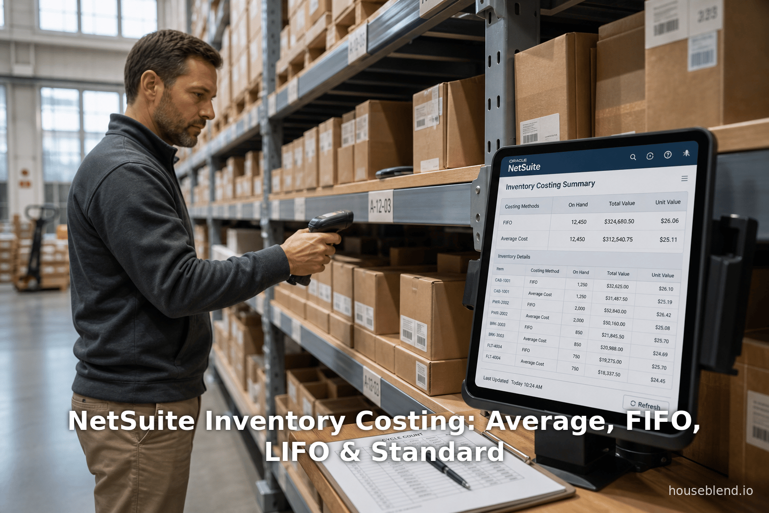 NetSuite Inventory Costing: Average, FIFO, LIFO & Standard