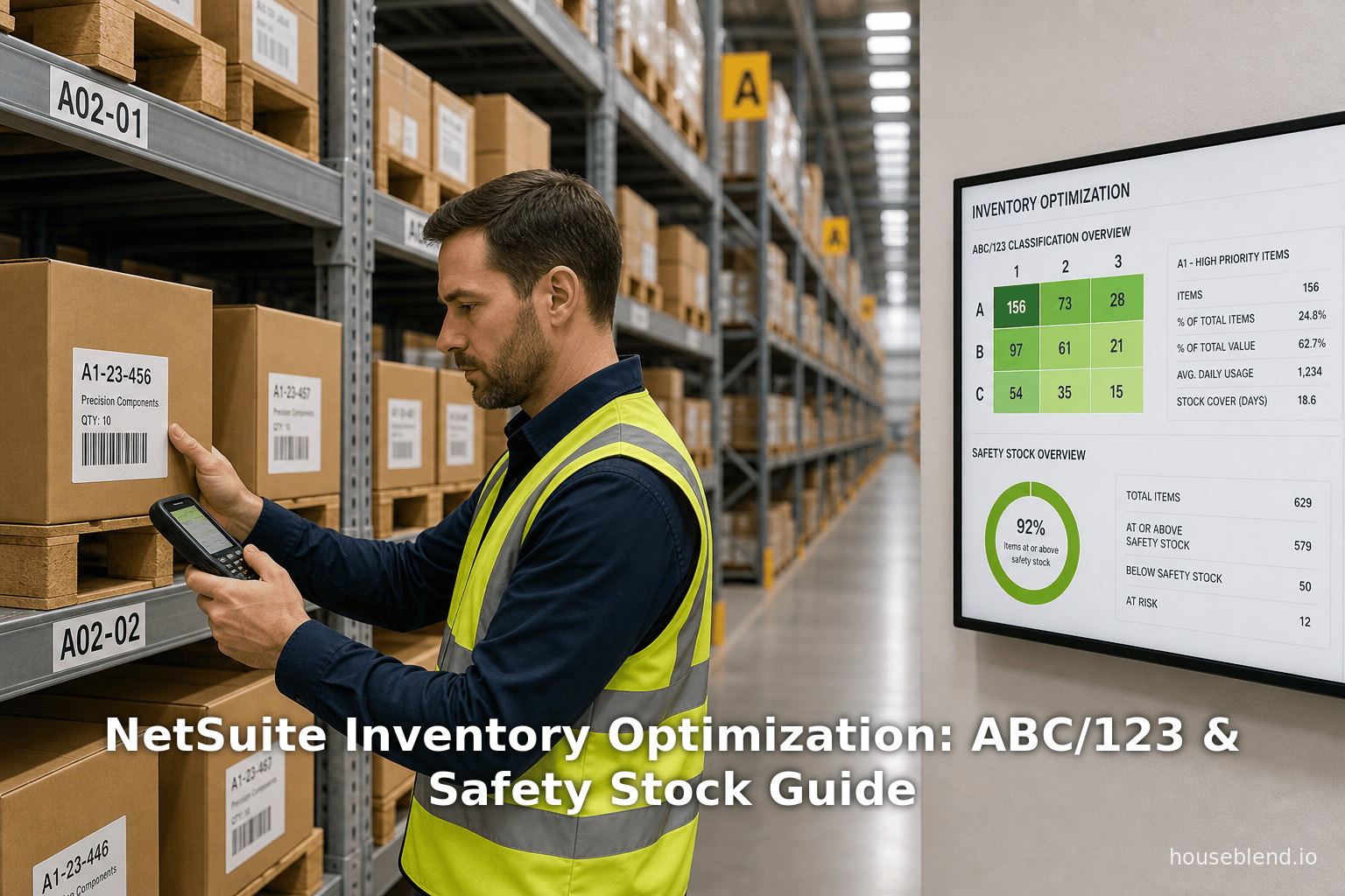 NetSuite Inventory Optimization: ABC/123 & Safety Stock Guide