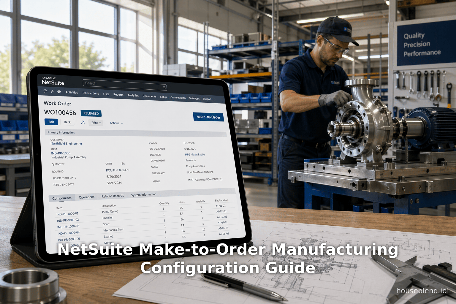 Guide de configuration de la fabrication à la commande (MTO) dans NetSuite
