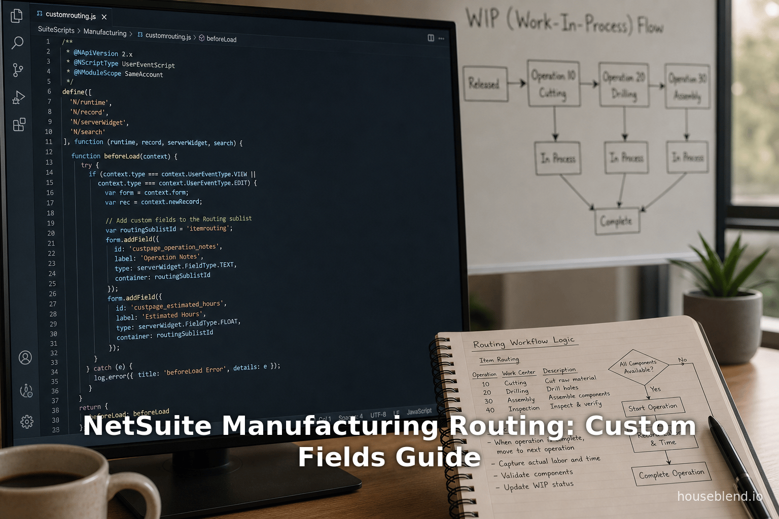 NetSuite Manufacturing Routing: Custom Fields Guide
