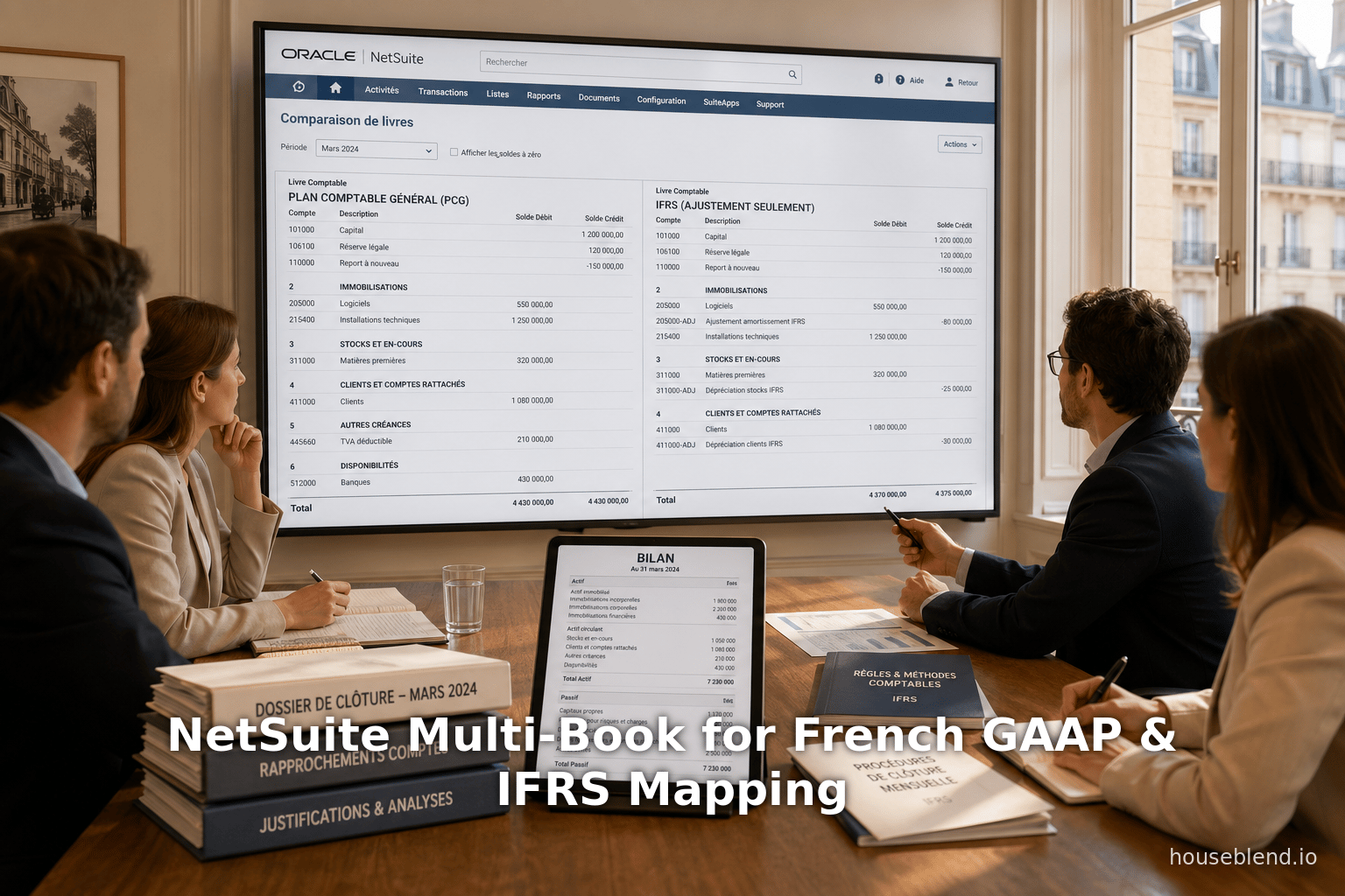 NetSuite Multi-Book for French GAAP & IFRS Mapping