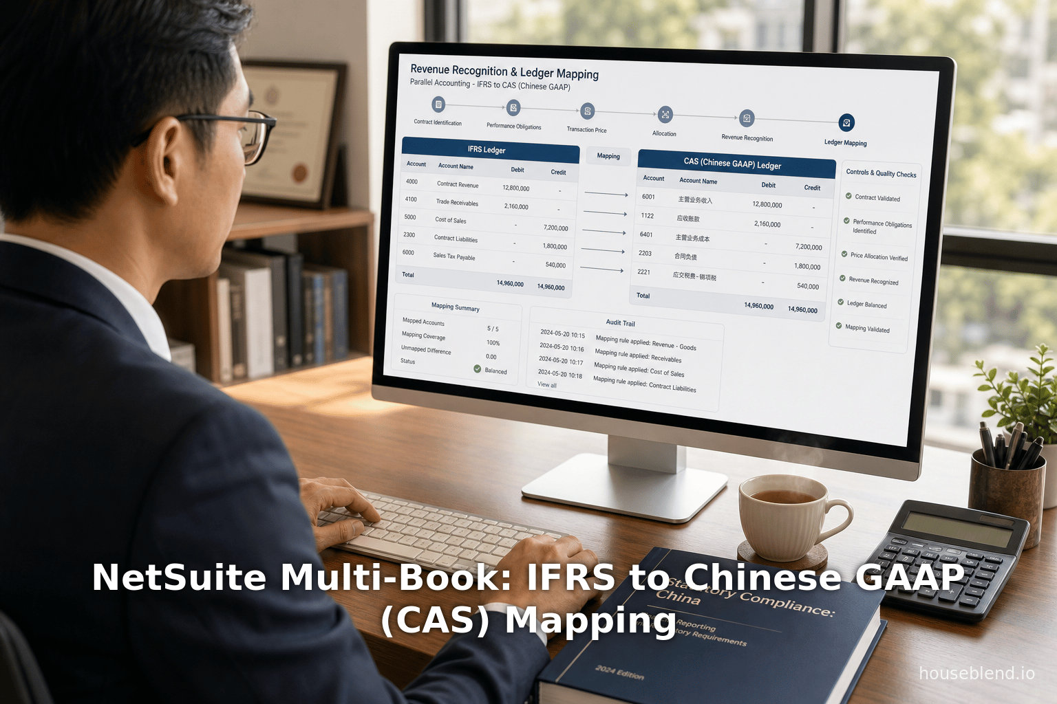 NetSuite Multi-Book: IFRS to Chinese GAAP (CAS) Mapping
