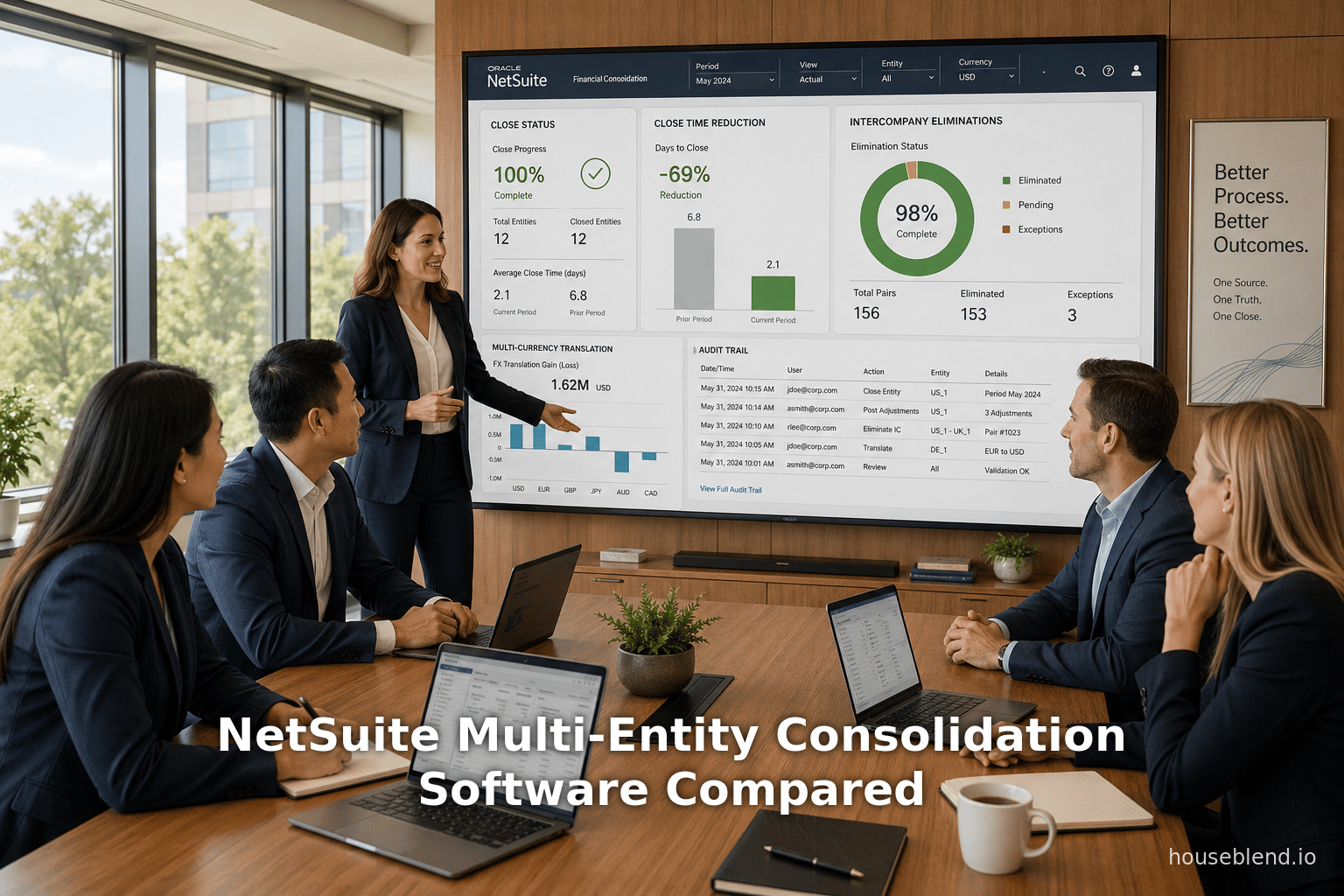 NetSuite Multi-Entity Consolidation Software Compared