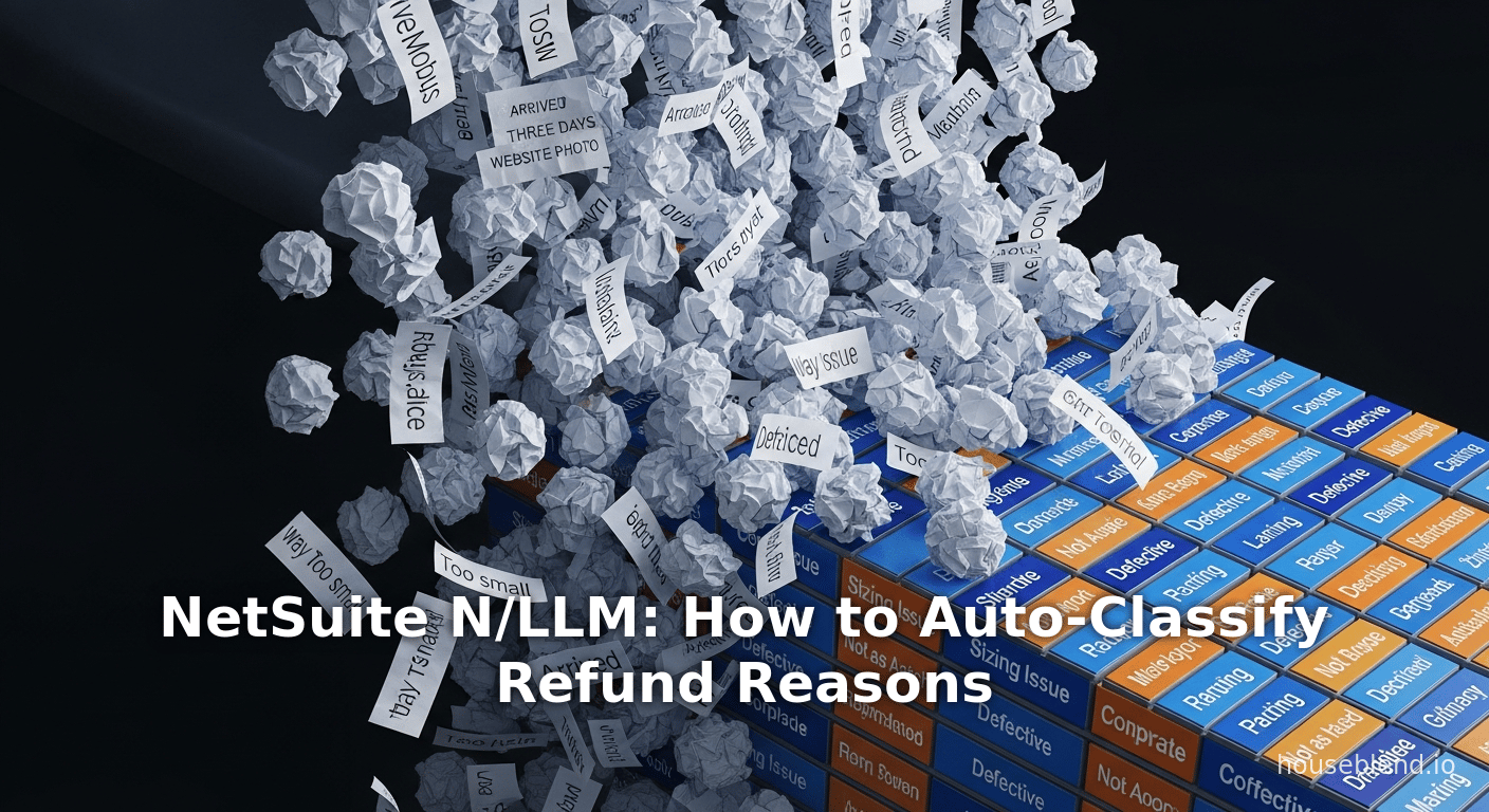 NetSuite N/LLM: How to Auto-Classify Refund Reasons