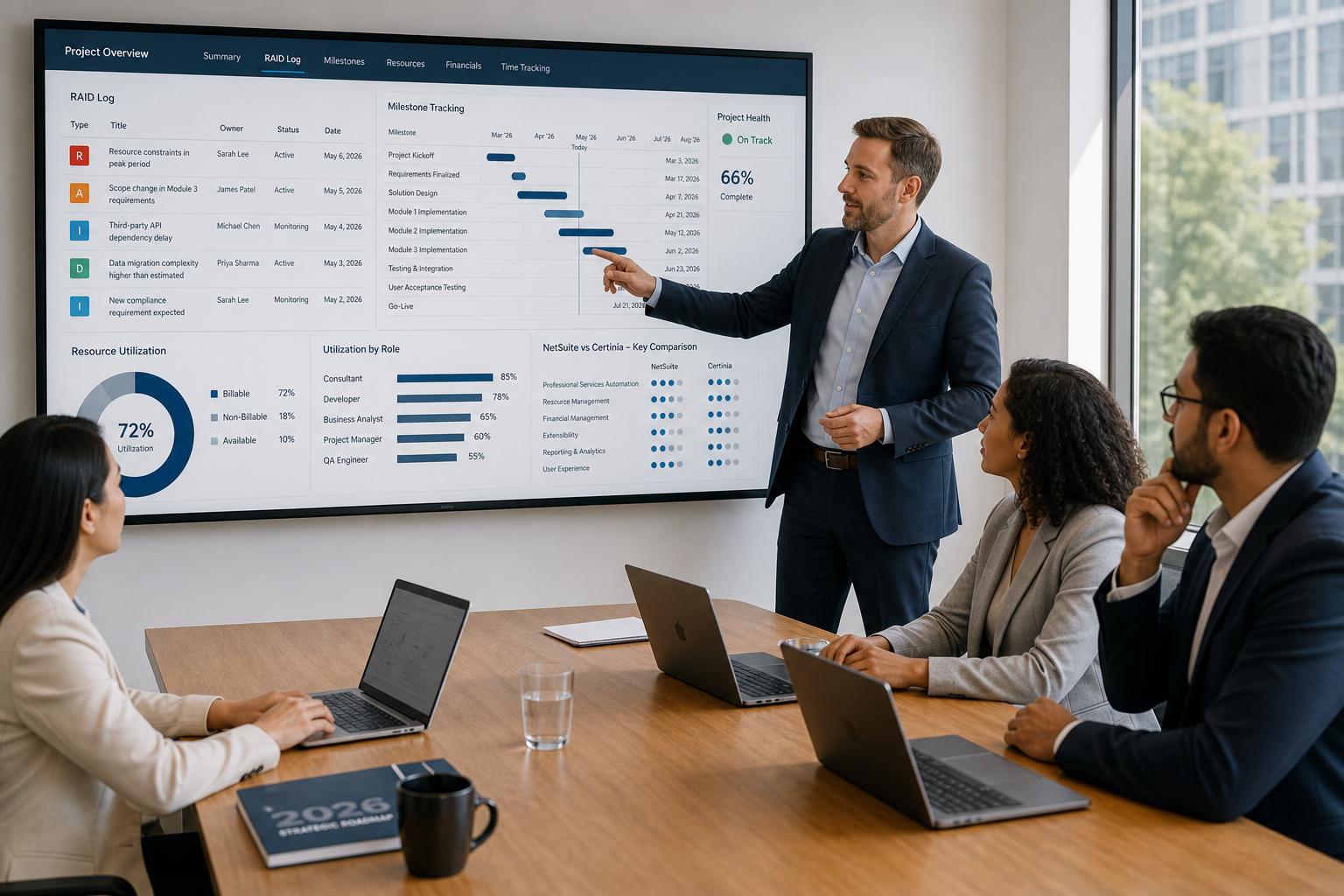 NetSuite OpenAir vs Kantata vs Certinia: 2026 PSA Comparison
