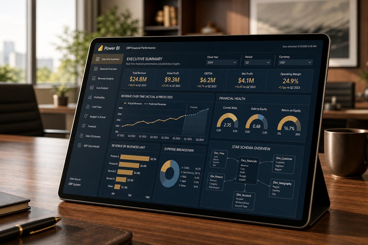 NetSuite Power BI Integration via SuiteAnalytics Connect