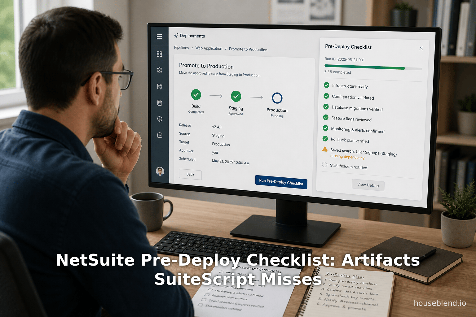 NetSuite Pre-Deploy Checklist: Artifacts SuiteScript Misses
