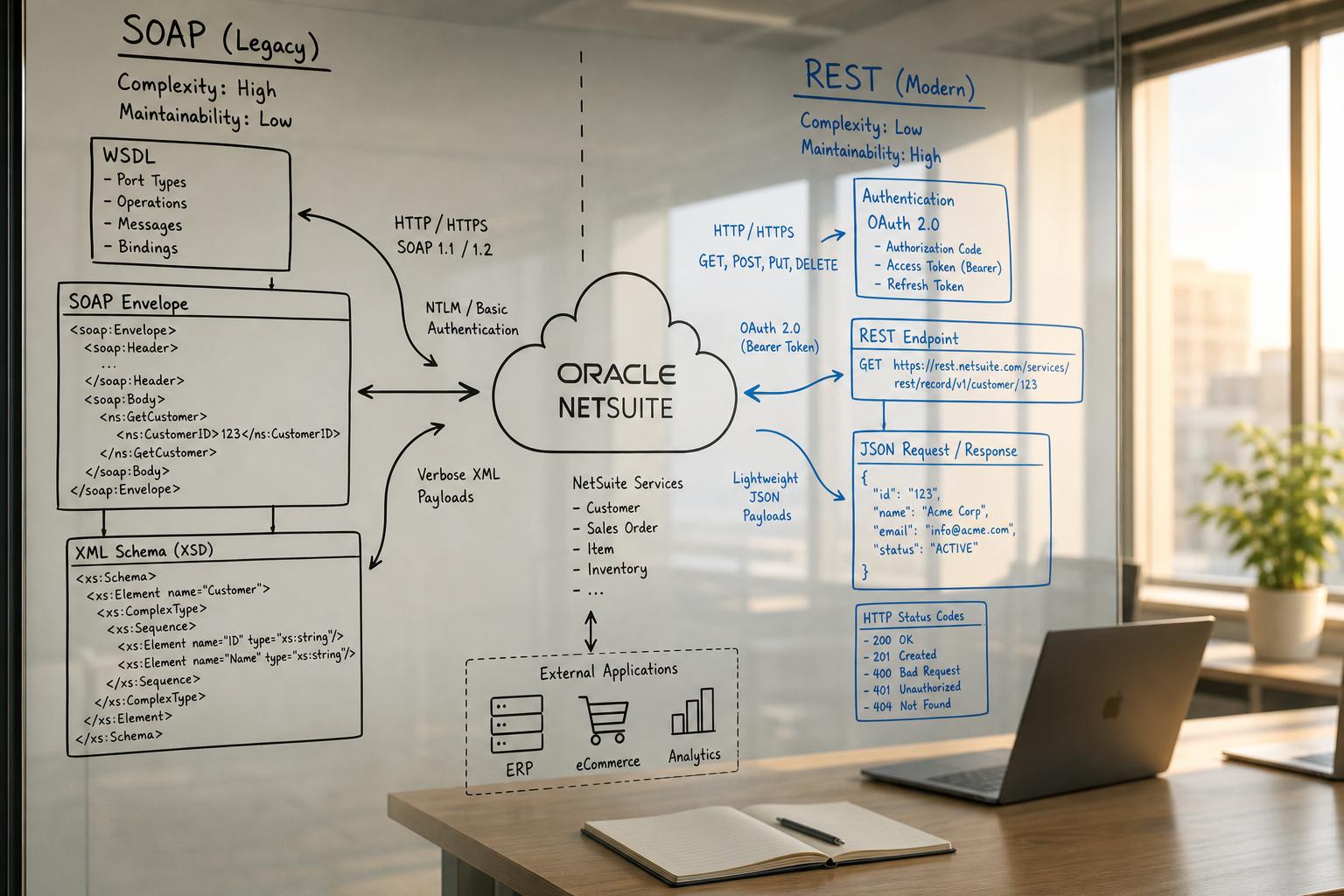 NetSuite REST vs SOAP SuiteTalk API Comparison Guide