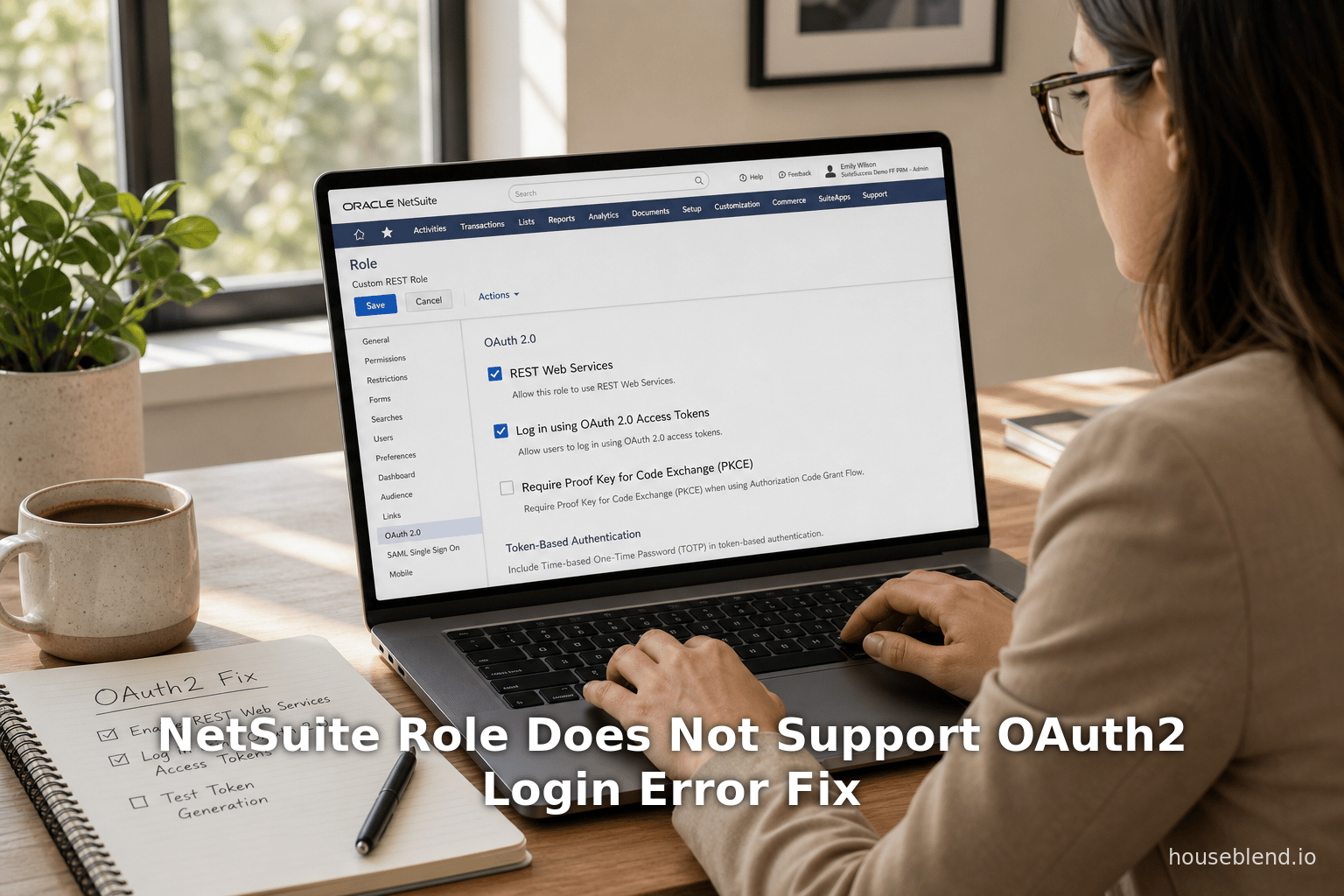 NetSuite Role Does Not Support OAuth2 Login Error Fix
