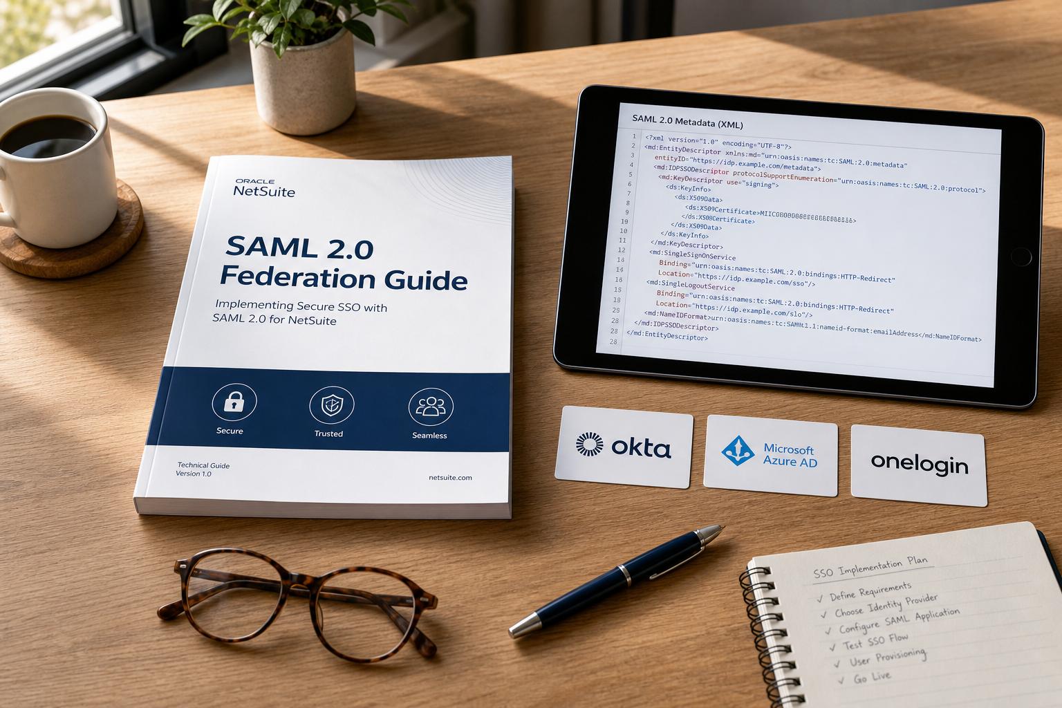 Configuration du SSO SAML NetSuite : Okta, Azure AD et OneLogin