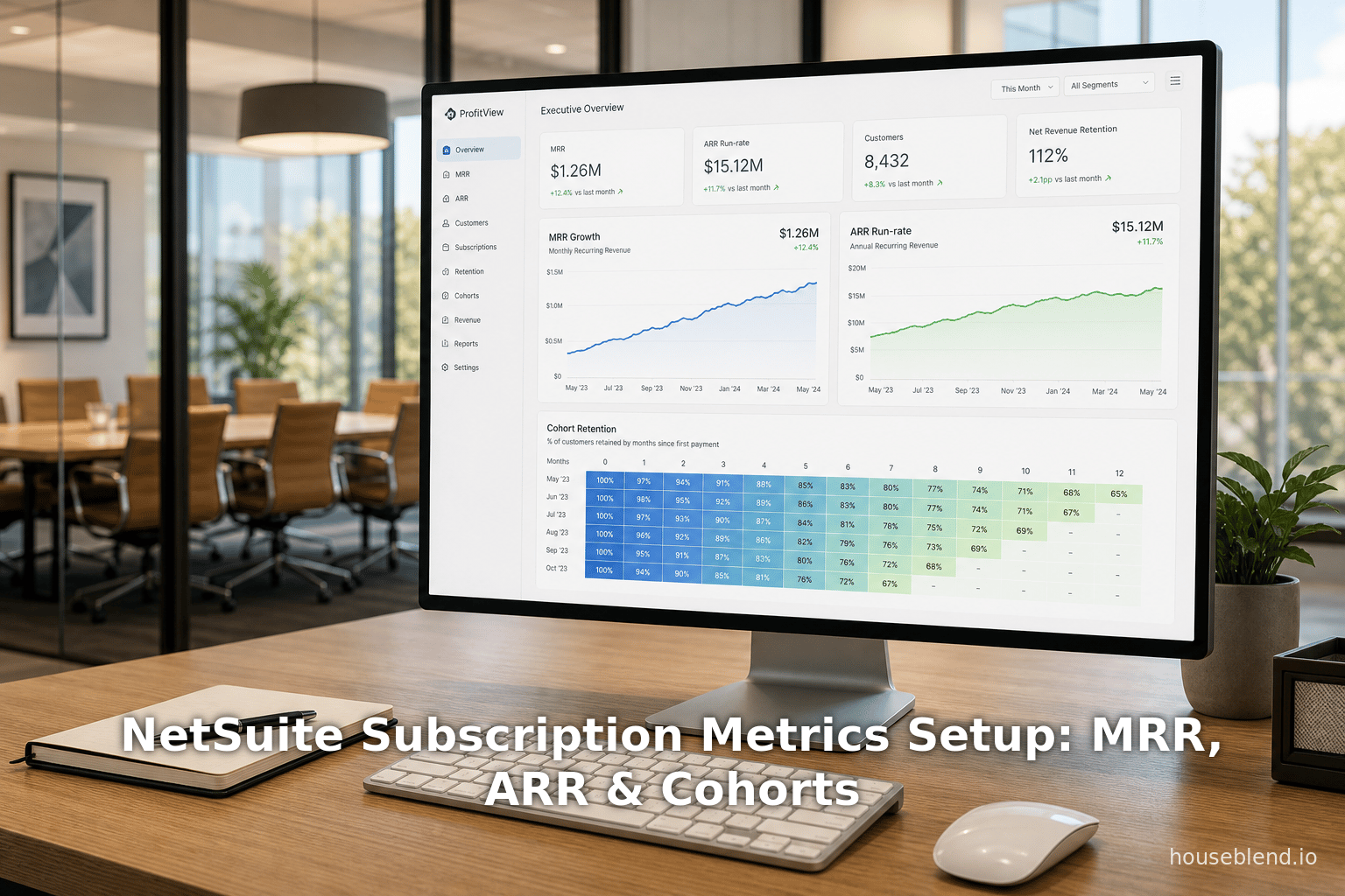 NetSuite Subscription Metrics Setup: MRR, ARR & Cohorts