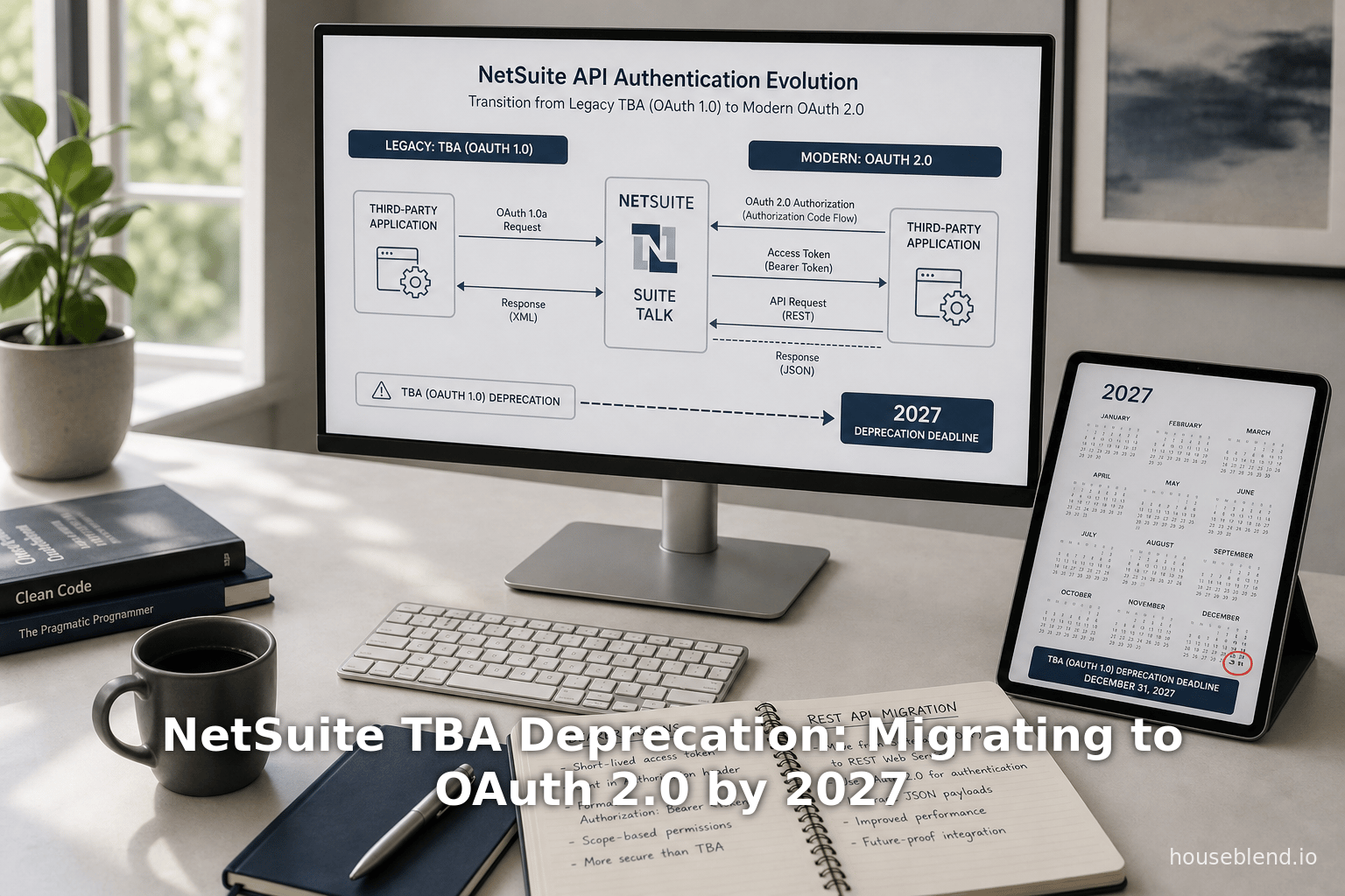 NetSuite TBA Deprecation: Migrating to OAuth 2.0 by 2027