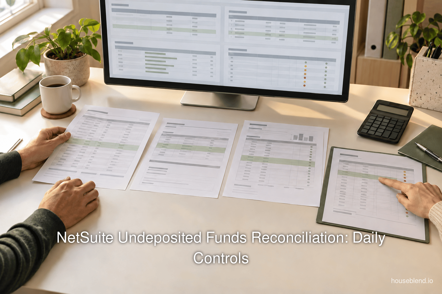 NetSuite Undeposited Funds Reconciliation: Daily Controls