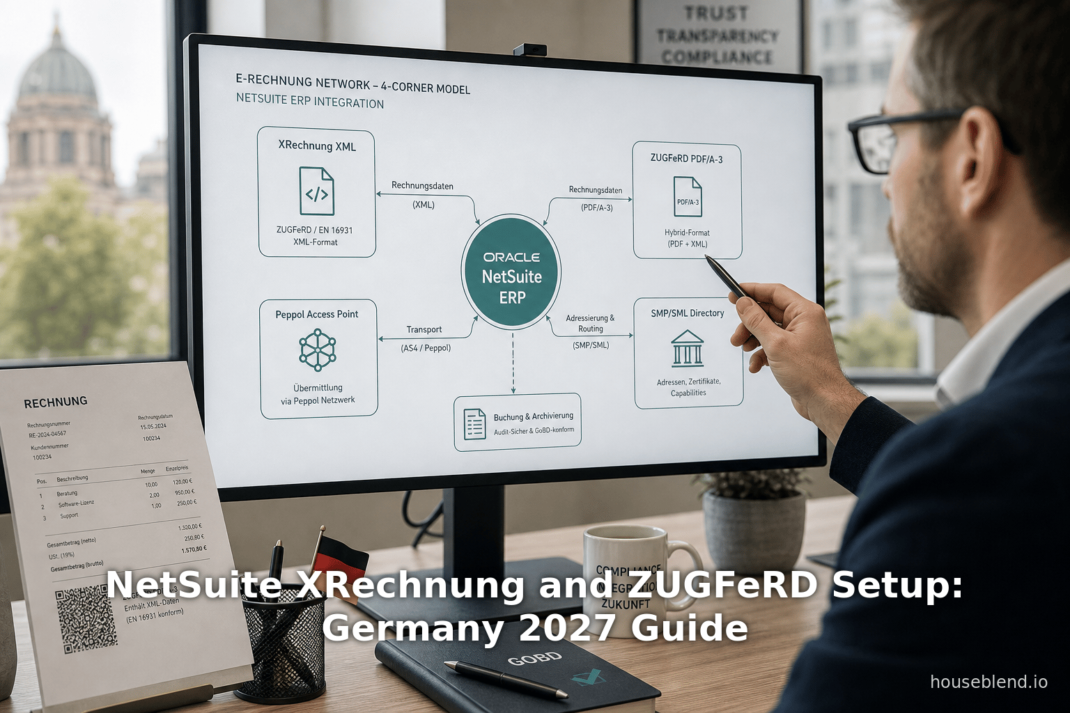 NetSuite XRechnung and ZUGFeRD Setup: Germany 2027 Guide