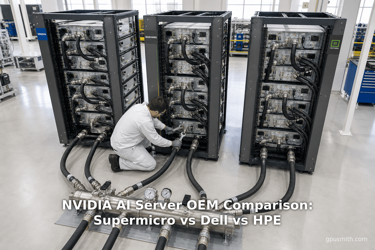 NVIDIA AI Server OEM Comparison: Supermicro vs Dell vs HPE