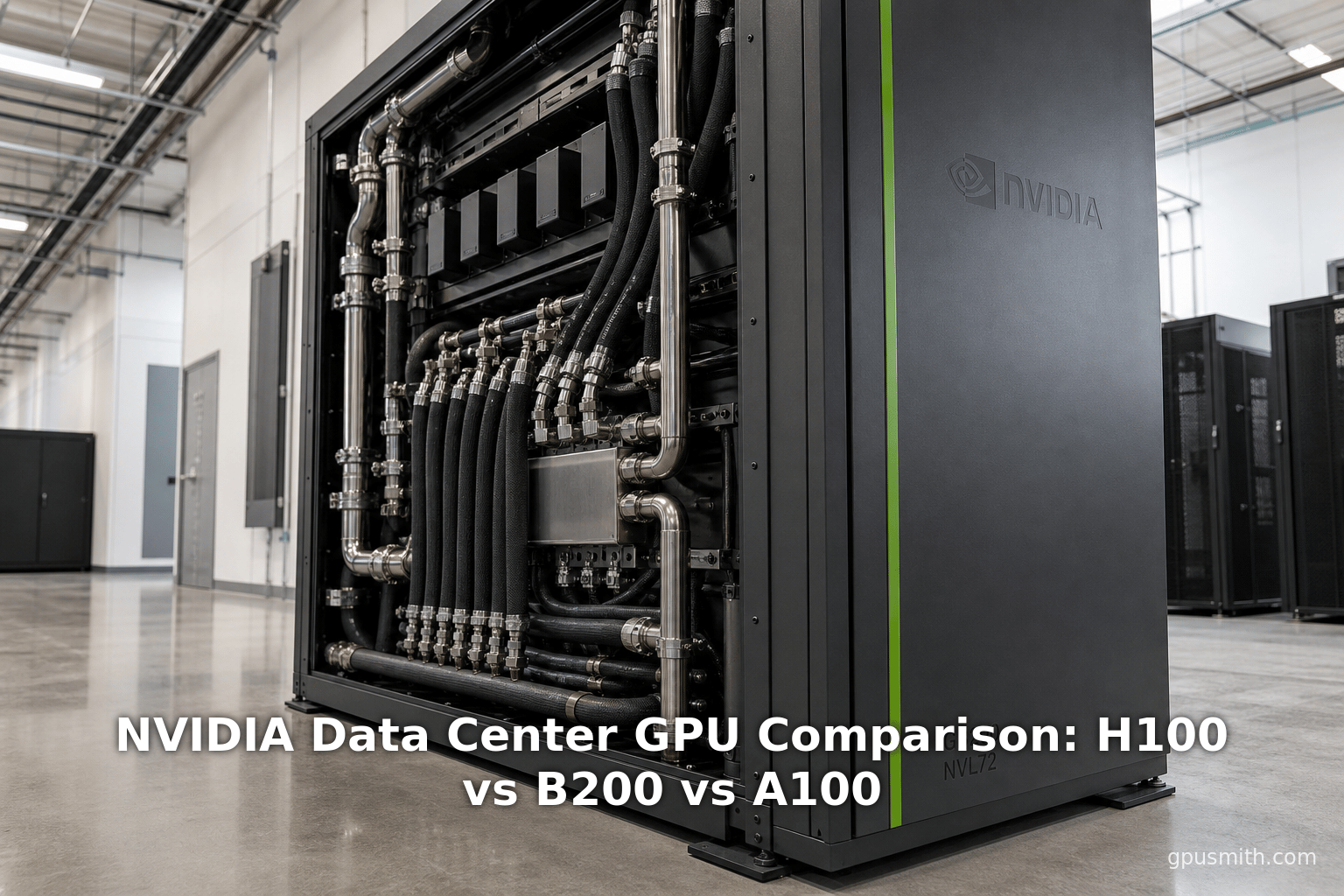 NVIDIA Data Center GPU Comparison: H100 vs B200 vs A100