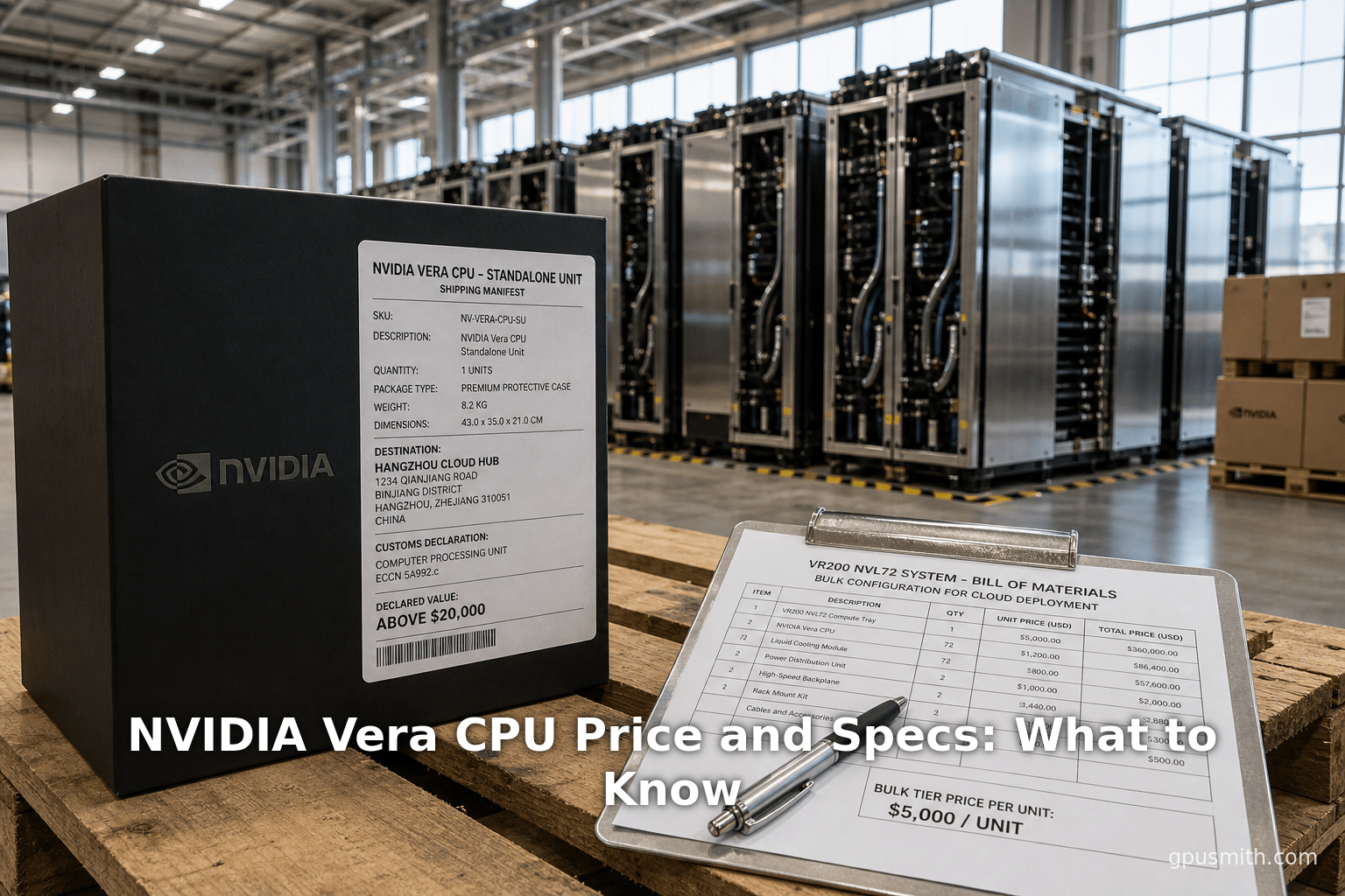 NVIDIA Vera CPU Price and Specs: What to Know