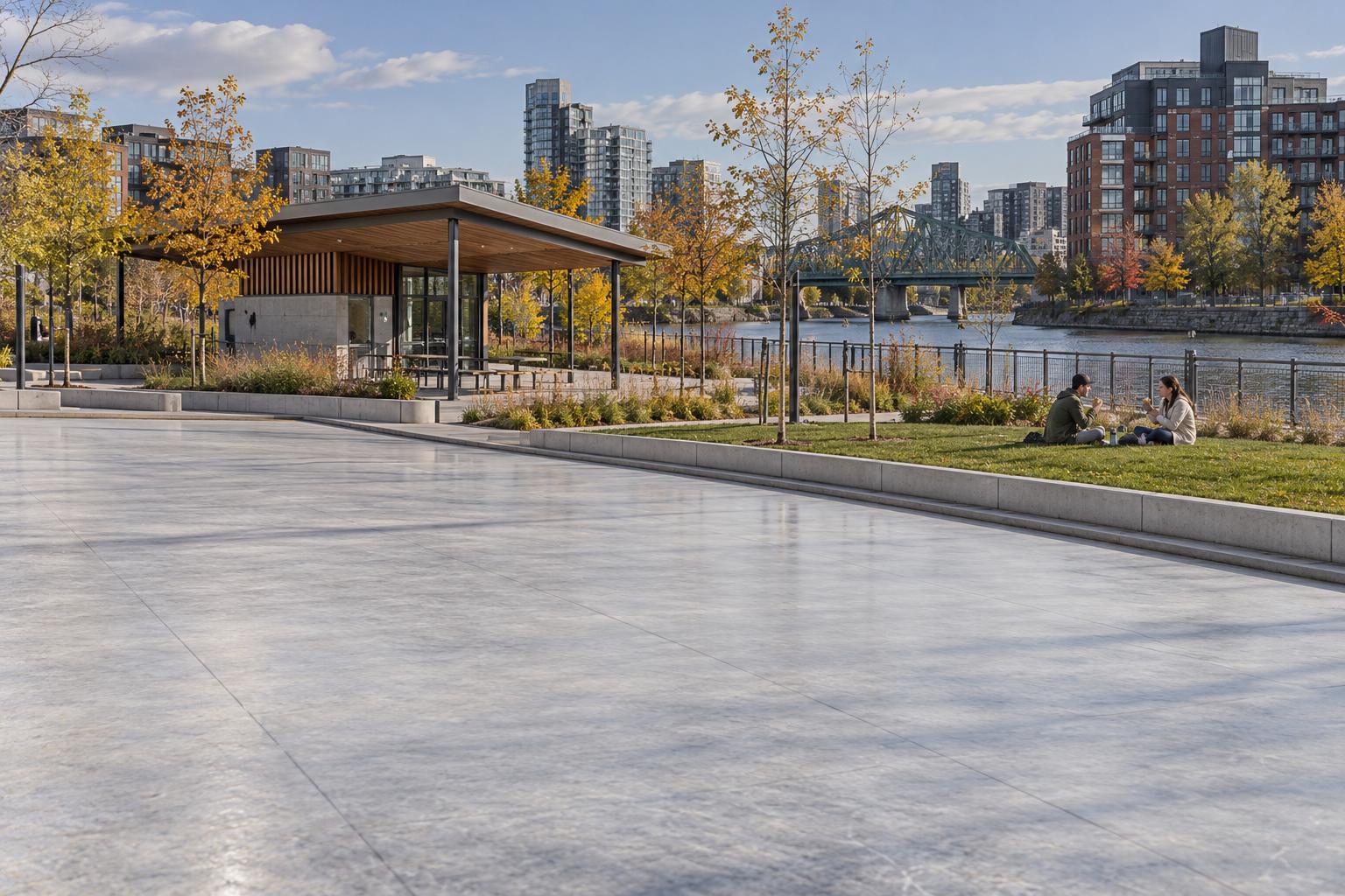 Griffintown Parks and Lachine Canal Spots for a Lunch Break