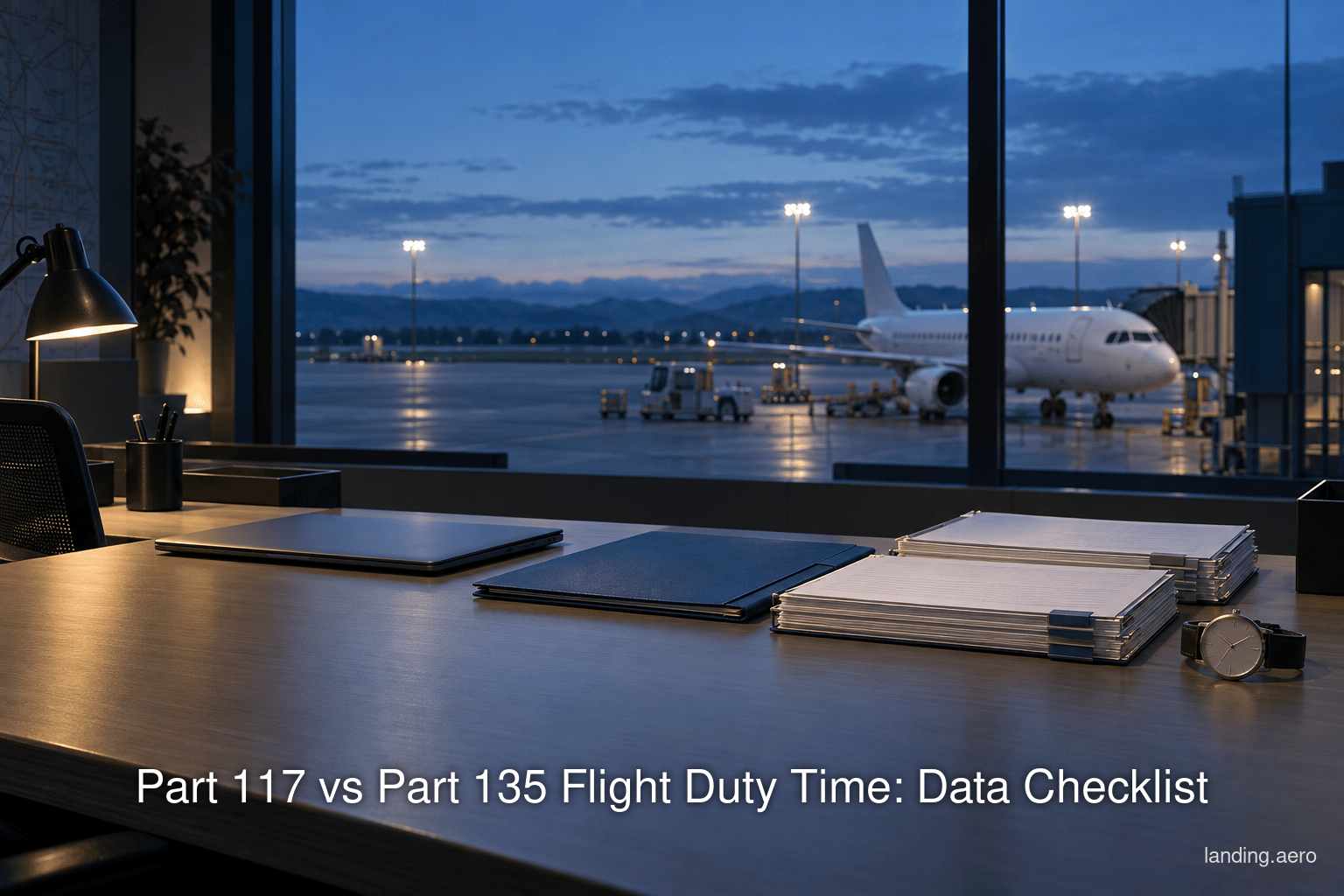 Part 117 vs Part 135 Flight Duty Time: Data Checklist