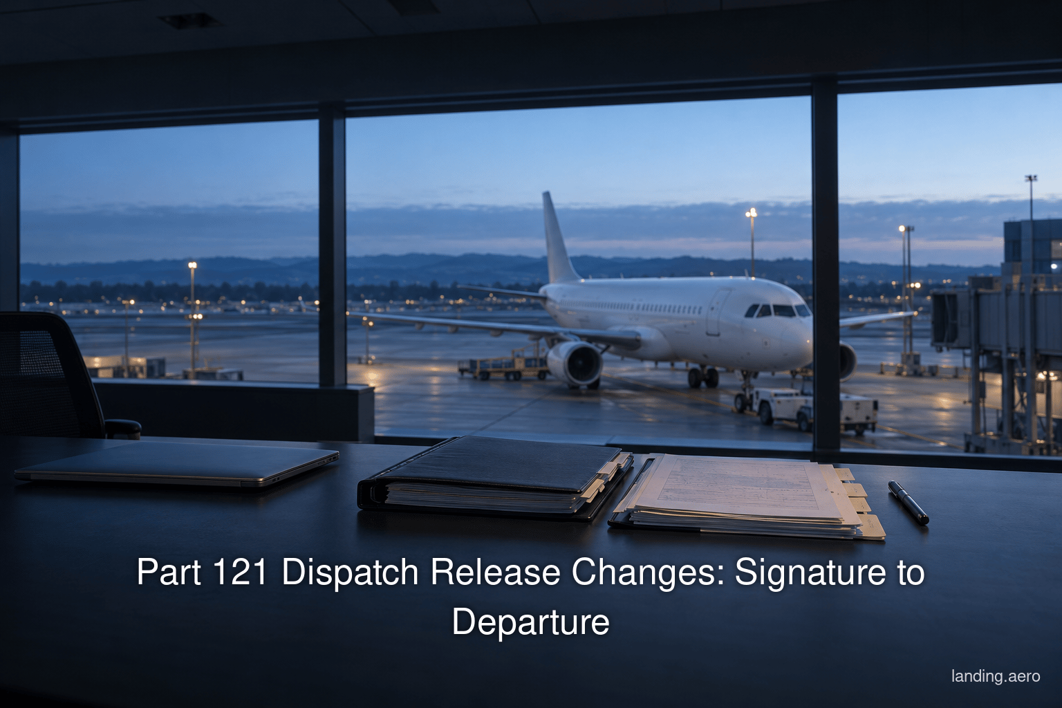 Part 121 Dispatch Release Changes: Signature to Departure