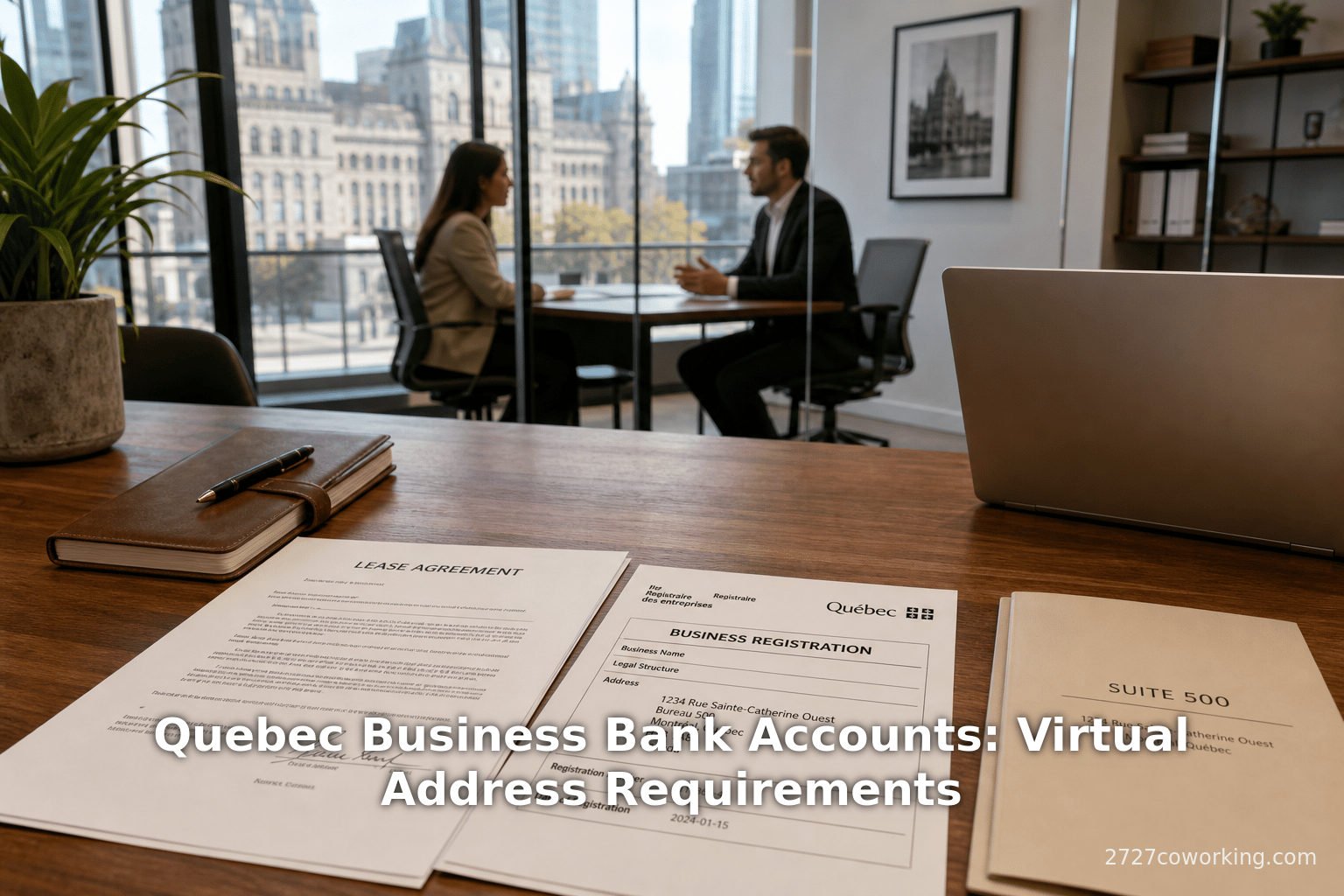 Comptes bancaires d'entreprise au Québec : exigences relatives aux adresses virtuelles