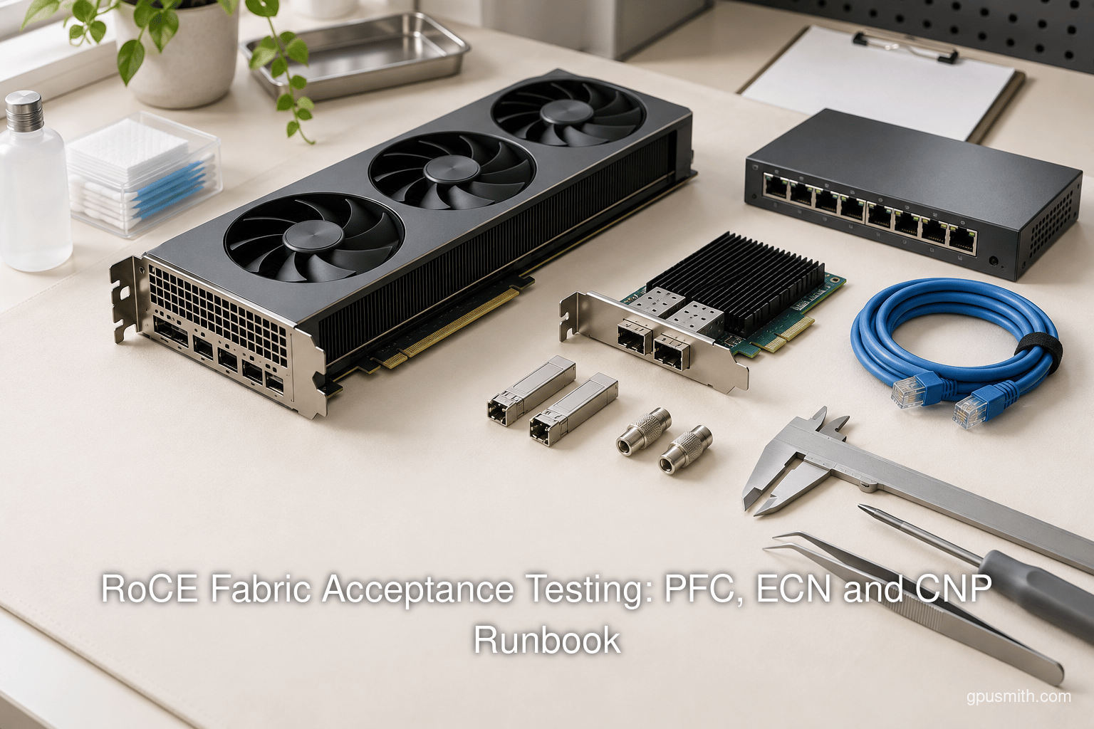 RoCE Fabric Acceptance Testing: PFC, ECN and CNP Runbook
