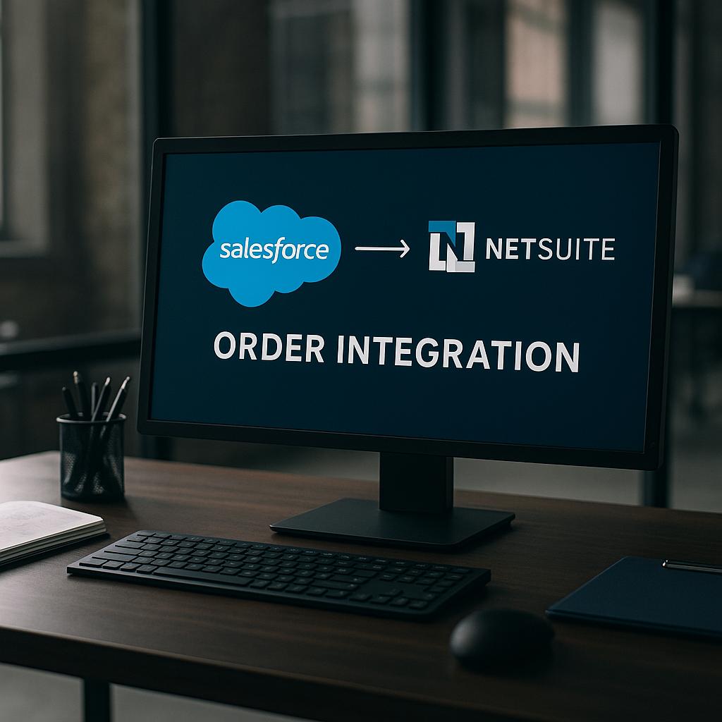 Un guide technique sur l'intégration des commandes Salesforce-NetSuite