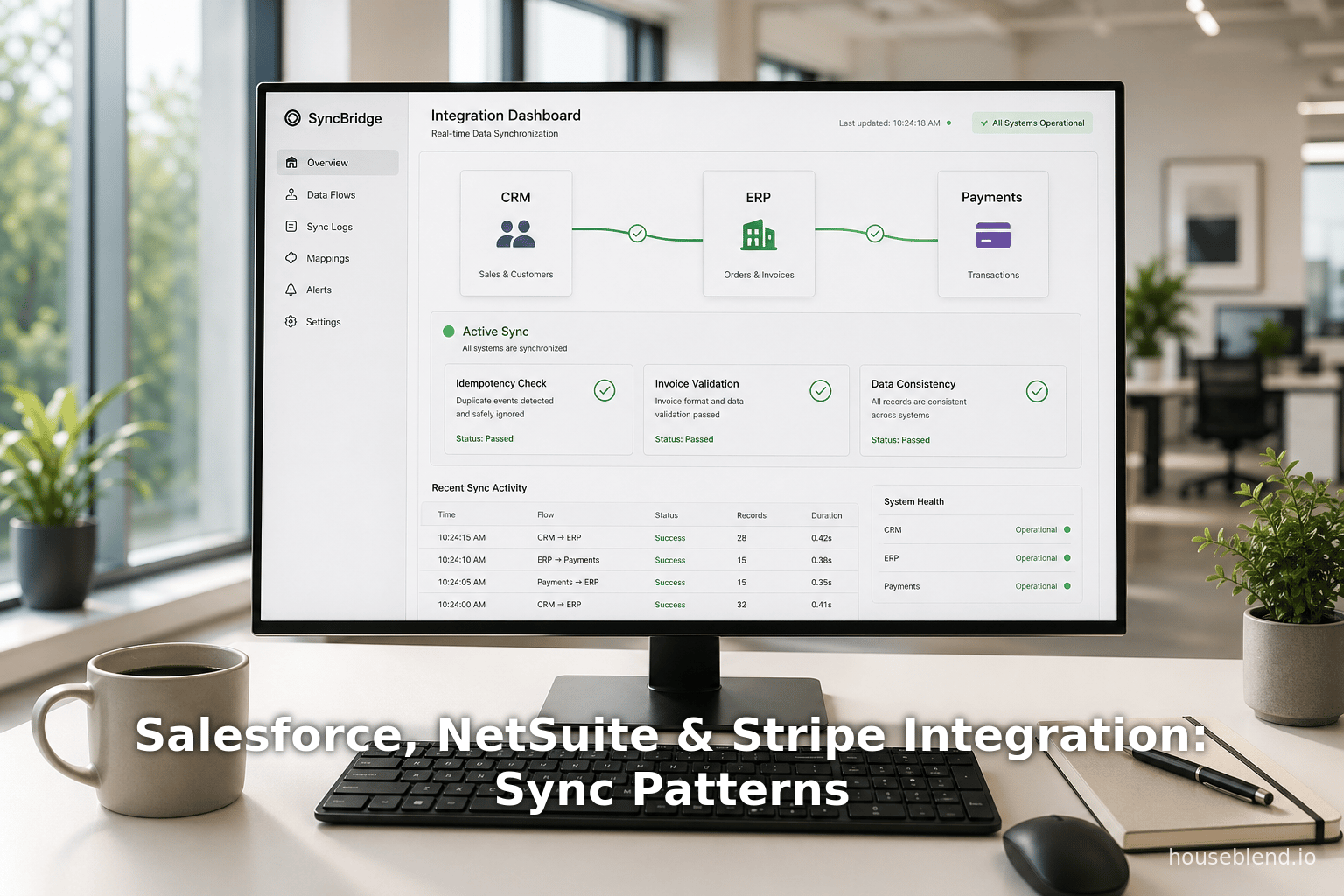 Salesforce, NetSuite & Stripe Integration: Sync Patterns