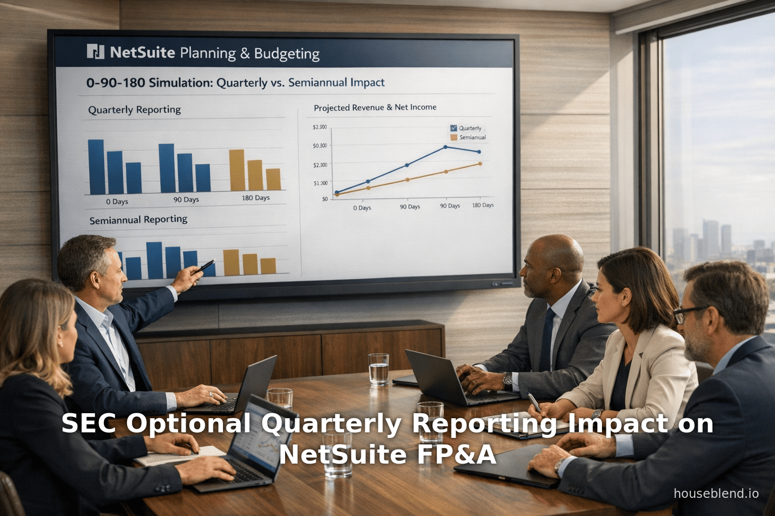 Impact du rapport trimestriel optionnel de la SEC sur le FP&A NetSuite