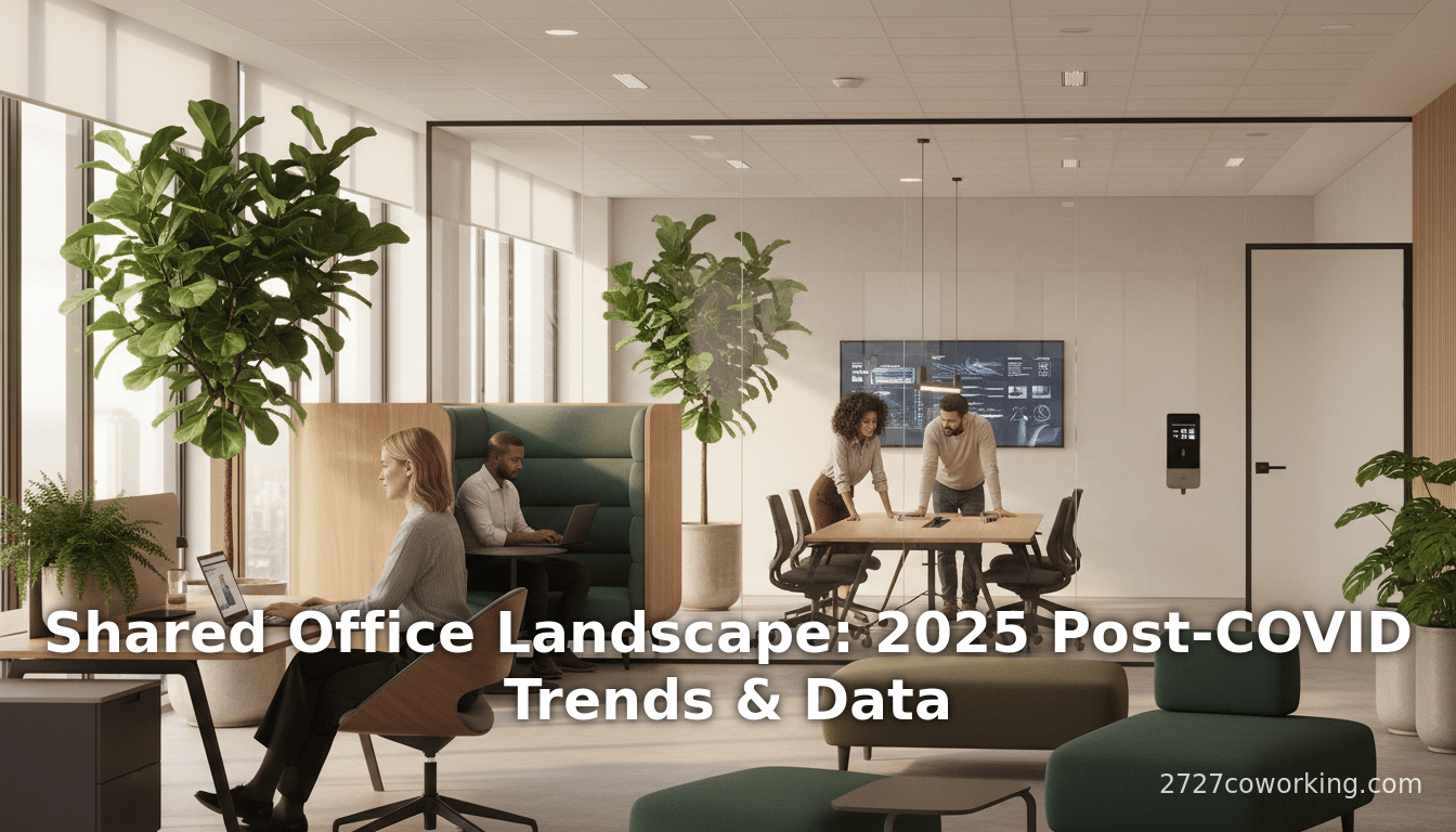 Shared Office Landscape: 2025 Post-COVID Trends & Data