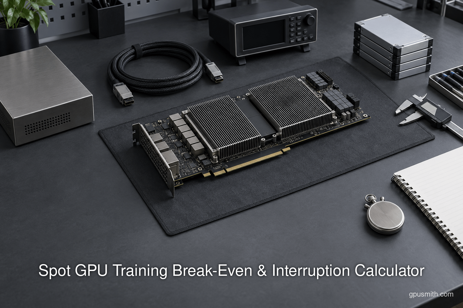 Spot GPU Training Break-Even & Interruption Calculator