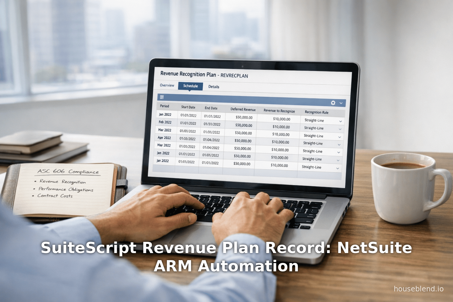 Enregistrement de plan de revenus SuiteScript : Automatisation ARM de NetSuite