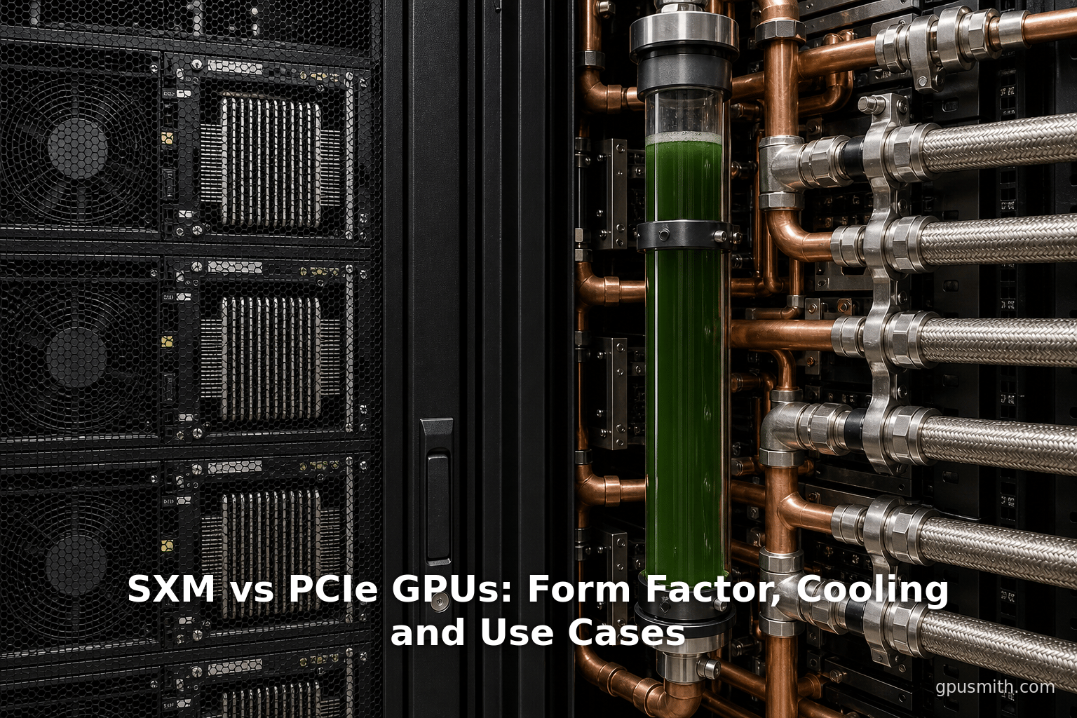 SXM vs PCIe GPUs: Form Factor, Cooling and Use Cases