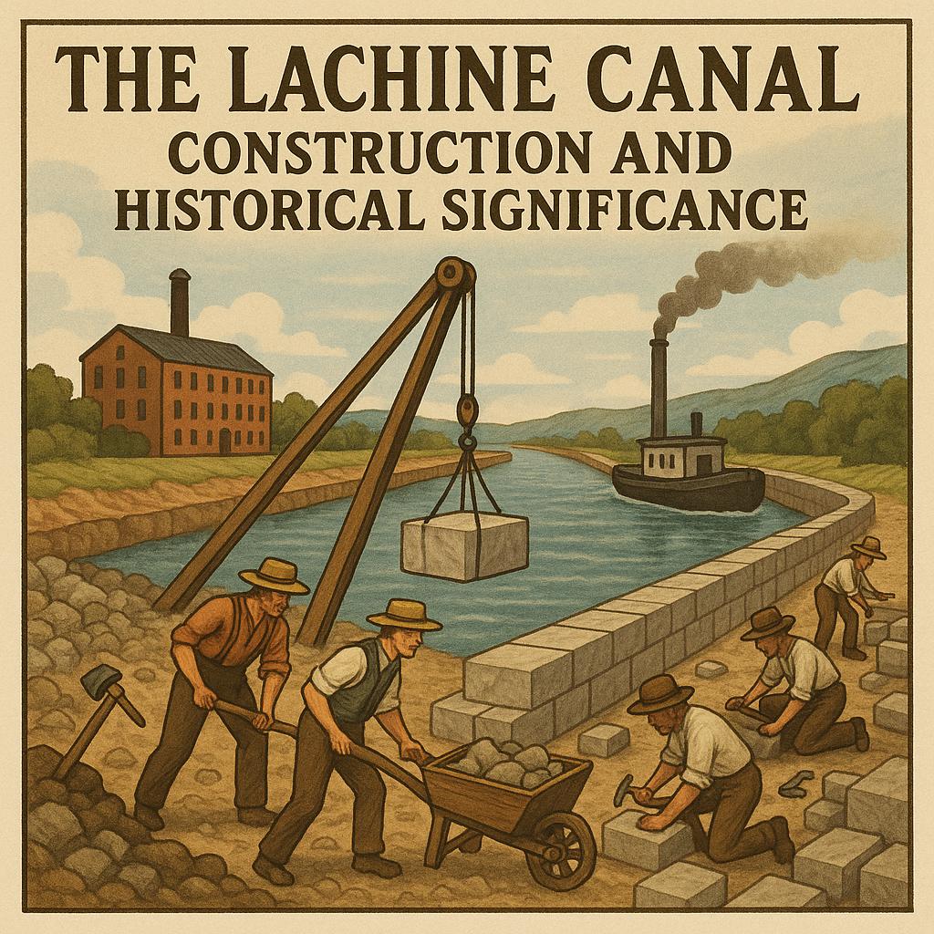 Canal de Lachine : Histoire de l'ingénierie des voies navigables canadiennes