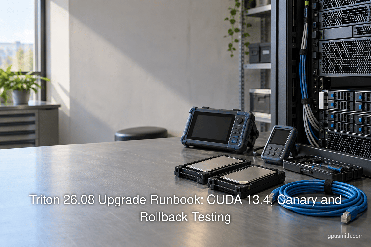 Triton 26.08 Upgrade Runbook: CUDA 13.4, Canary and Rollback Testing