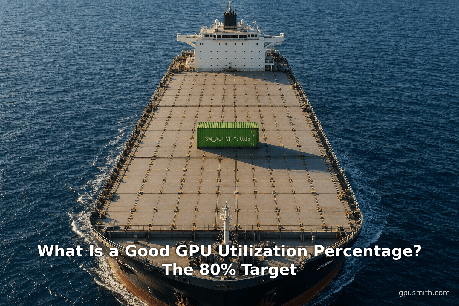 What Is a Good GPU Utilization Percentage? The 80% Target